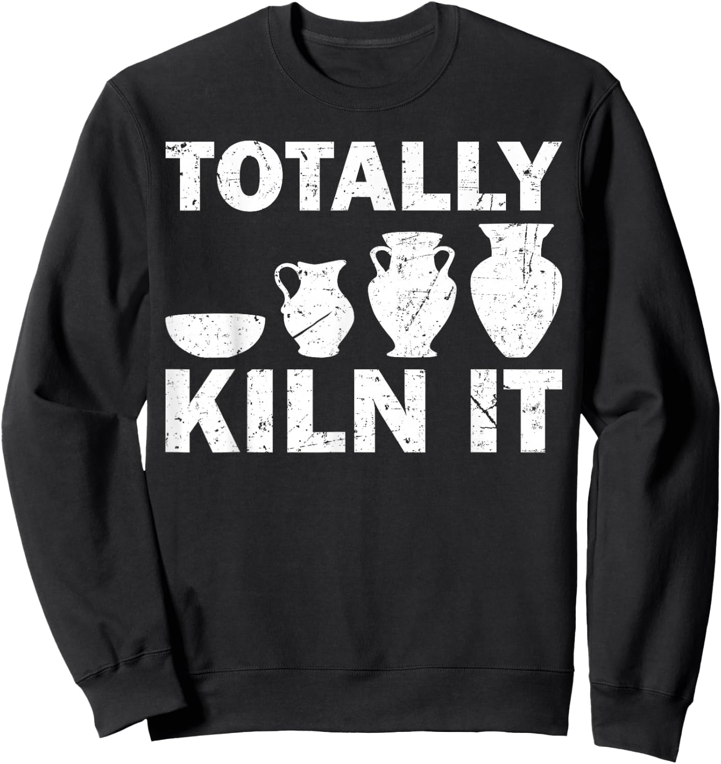 Cute Pot Maker Potter Clay Molding Lover Designs Funny Pottery Gift Women Cool Ceramic Pottery Kiln Sweatshirt - Sweatshirt | Black