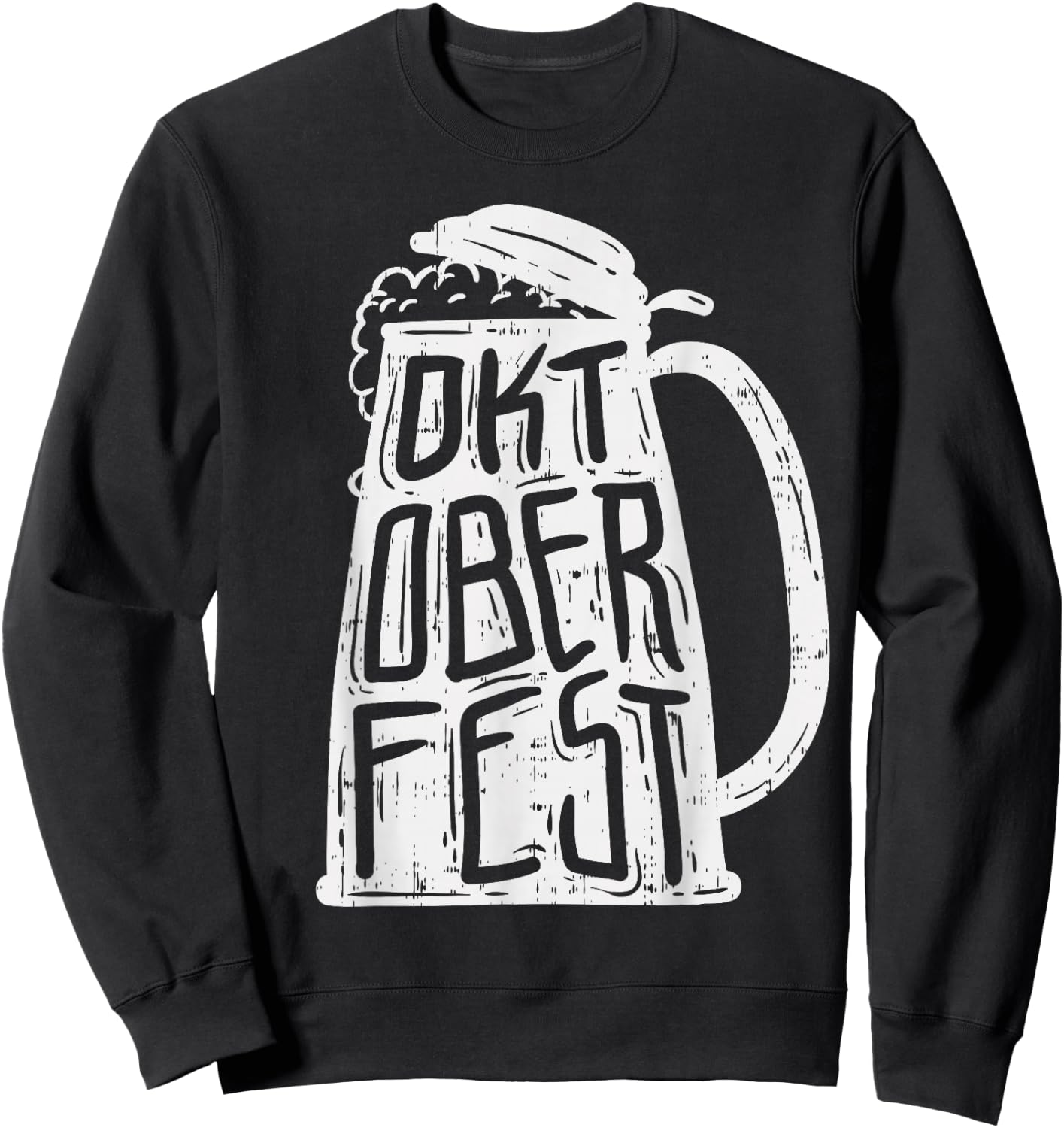 Oktoberfest Beer Mug Shirt OktoBeerFest German Drinking Gift Sweatshirt - Sweatshirt | Black
