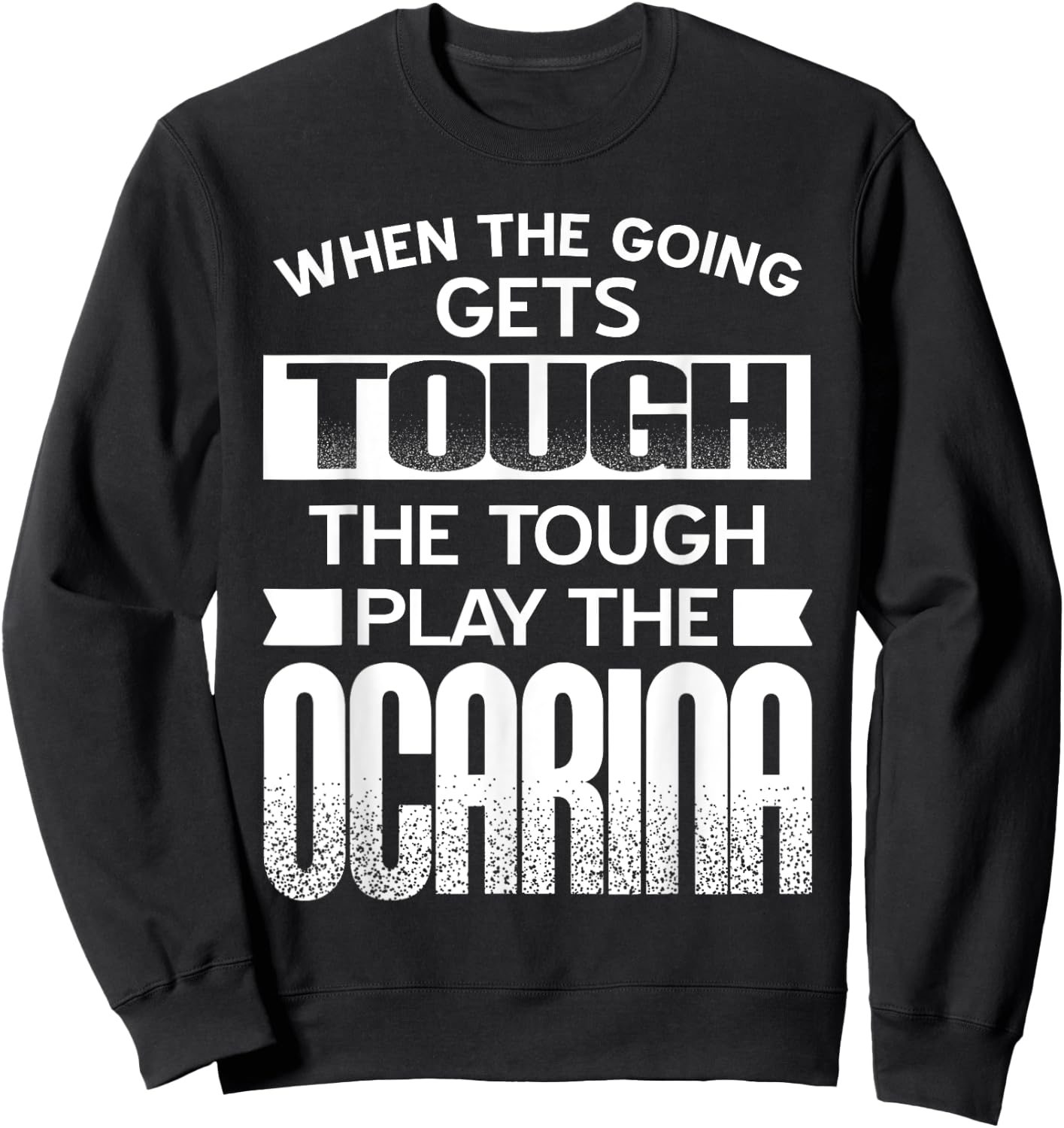 Play the ocarina Sweatshirt - Sweatshirt | Black
