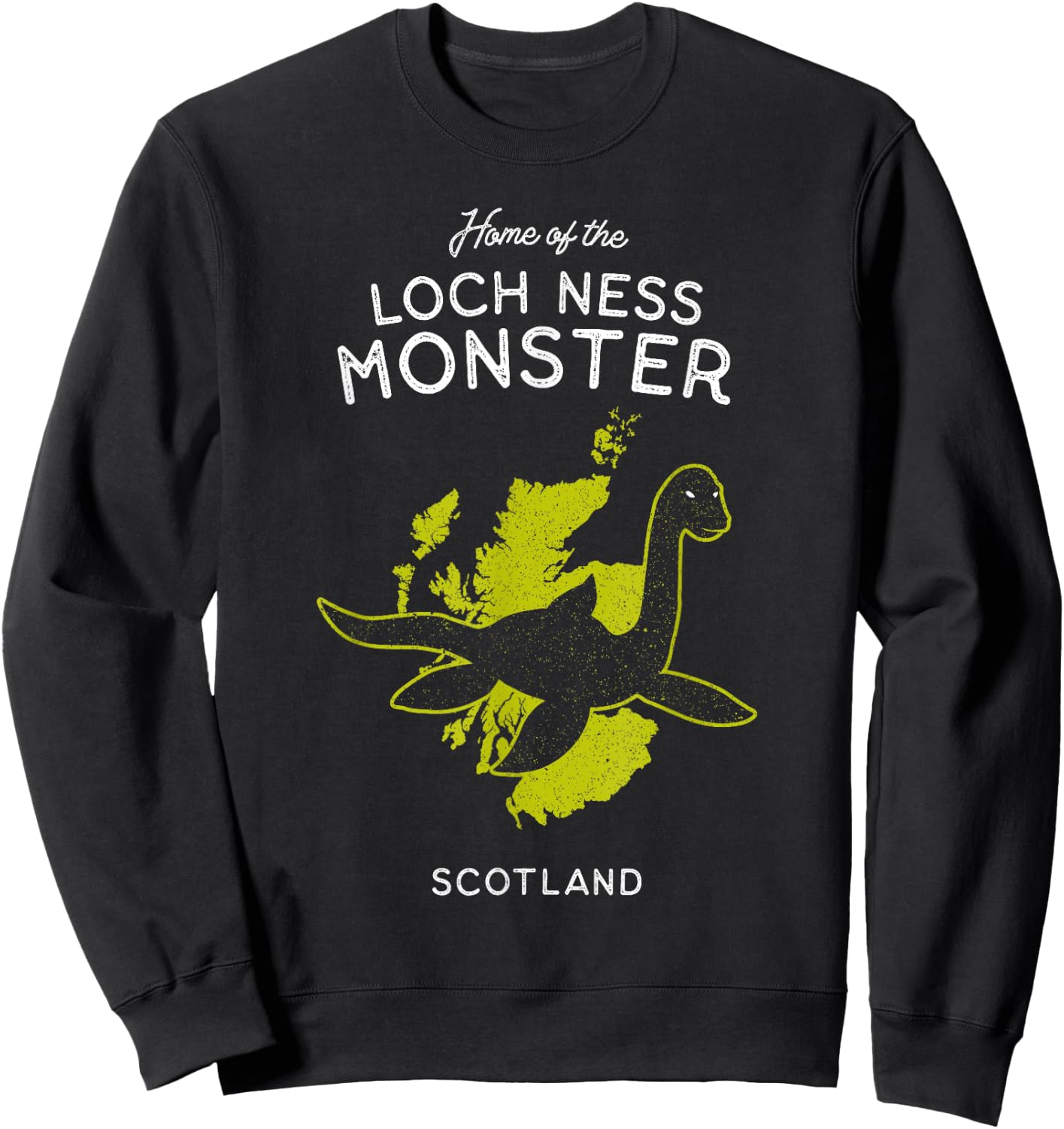 Home of the Loch Ness Monster – Scotland UK Cryptid Sweatshirt - Sweatshirt | Black