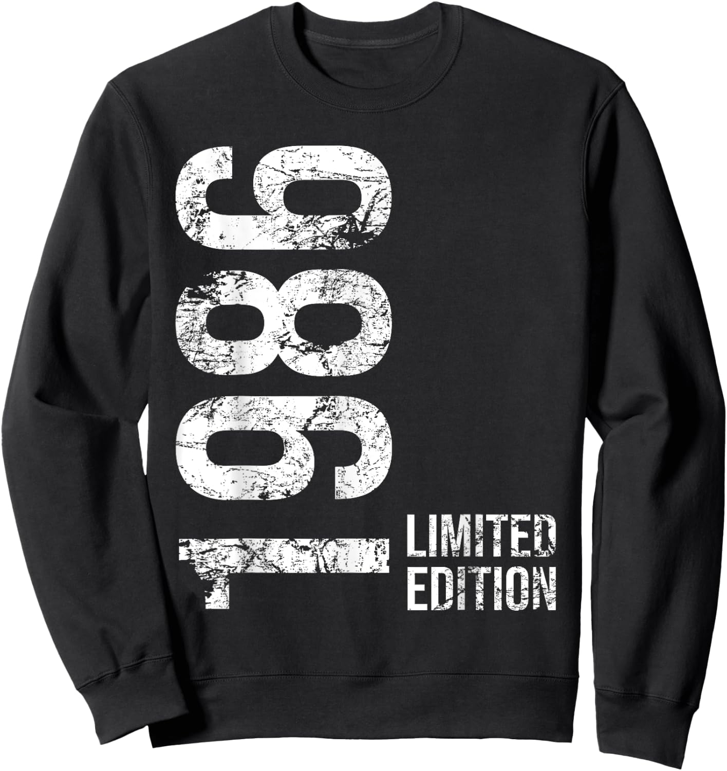 39th Birthday 39 Years Old Man Woman Vintage 1986 Sweatshirt - Sweatshirt | Black