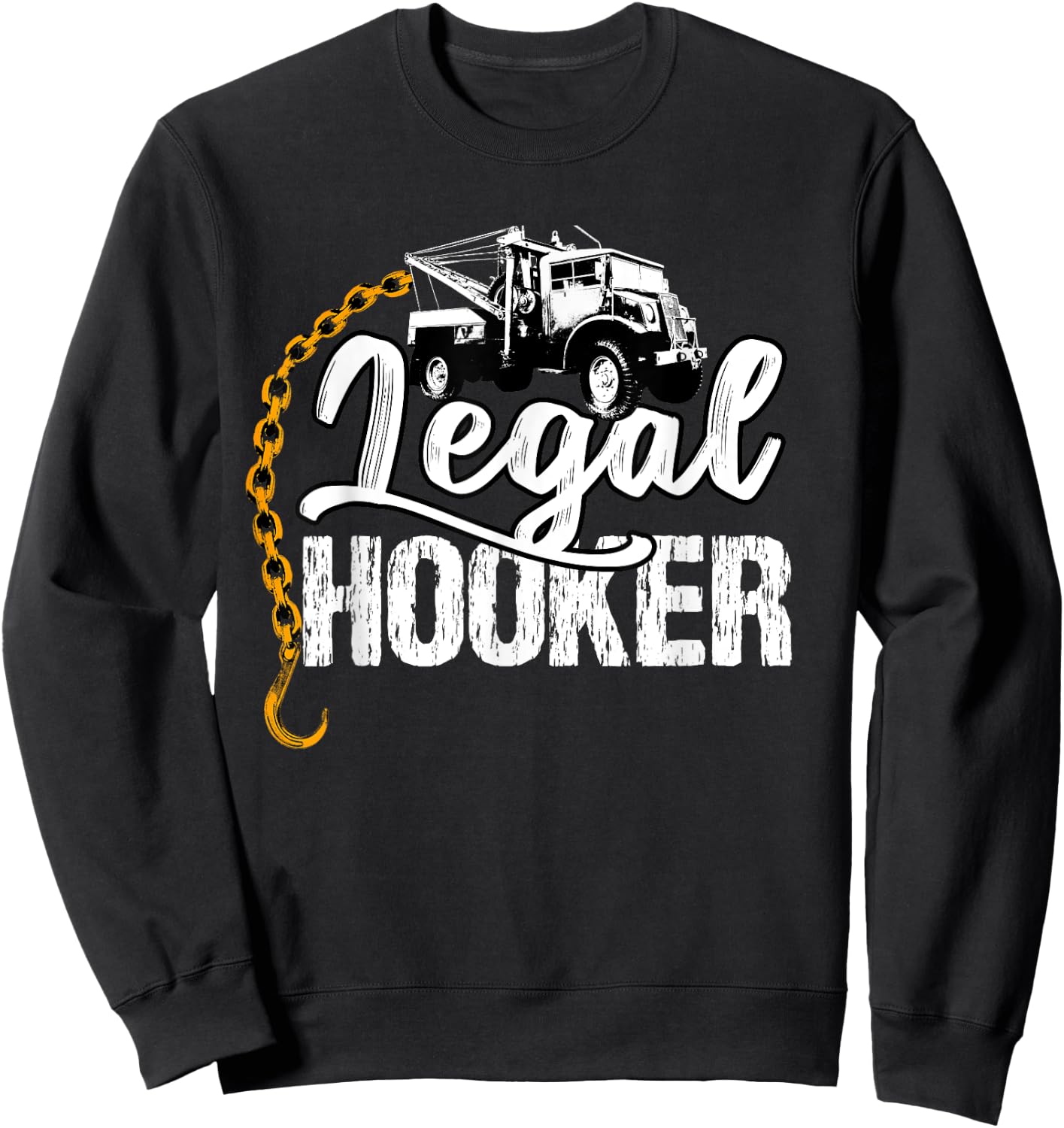 Abschleppwagenfahrer Geschenke Tow Truck Driver Sweatshirt - Sweatshirt | Black