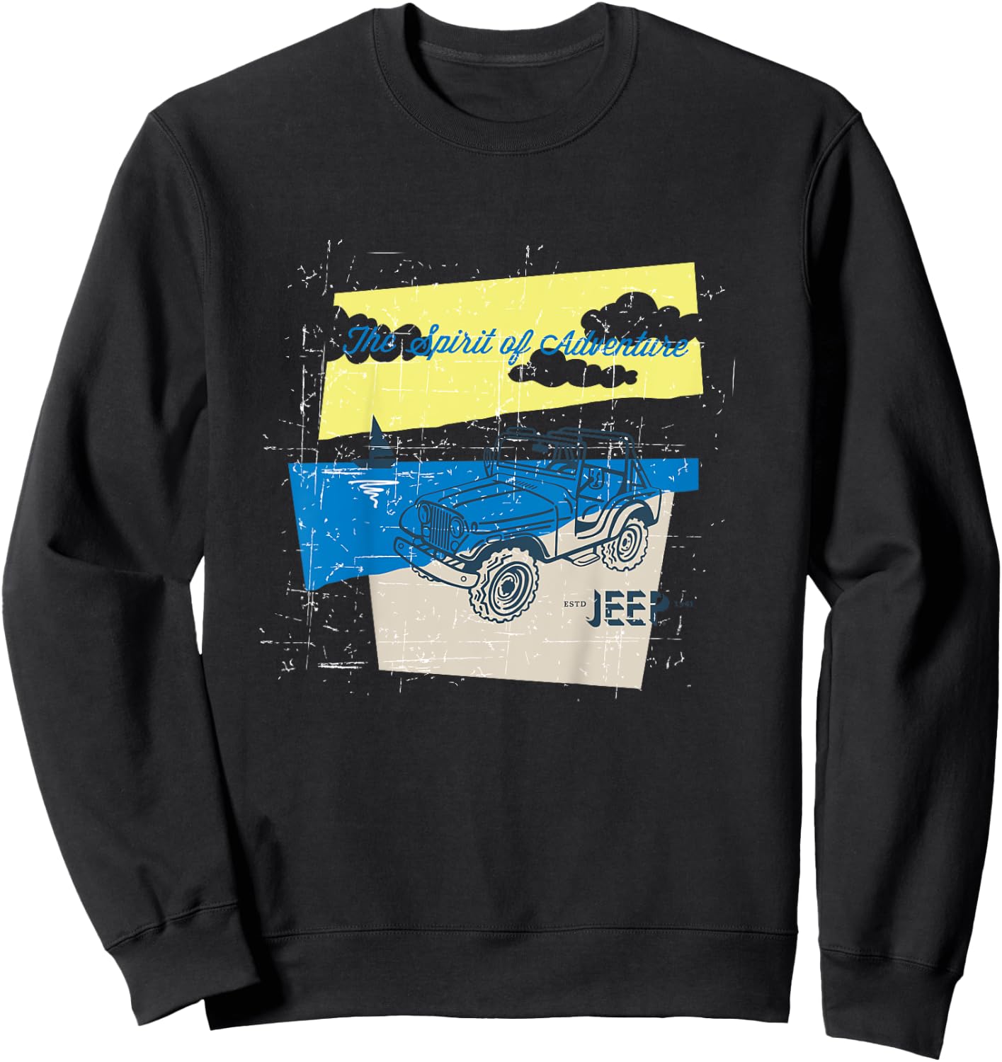Kids Jeep Spirit of Adventure Sweatshirt - Sweatshirt | Black