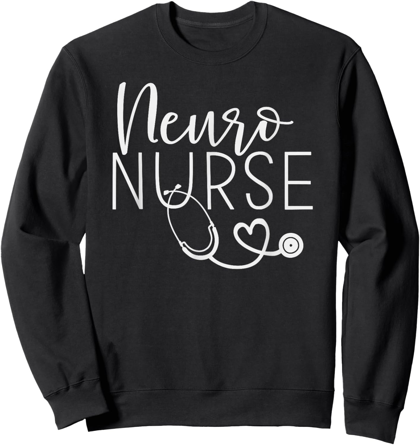 Cute Neuro Nurse Shirt - Neurology Nursing Sweatshirt - Sweatshirt | Black