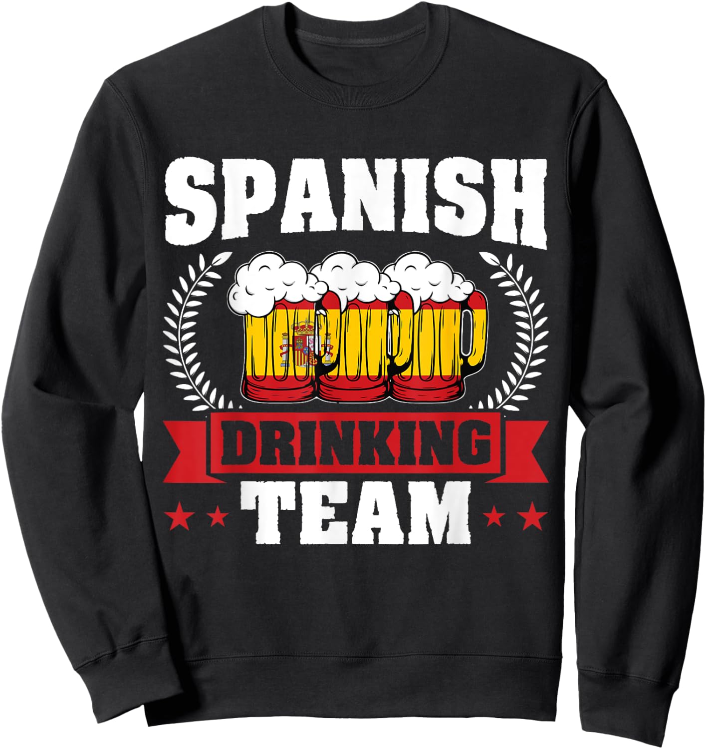 Spanish drinking team Spain Sweatshirt - Sweatshirt | Black