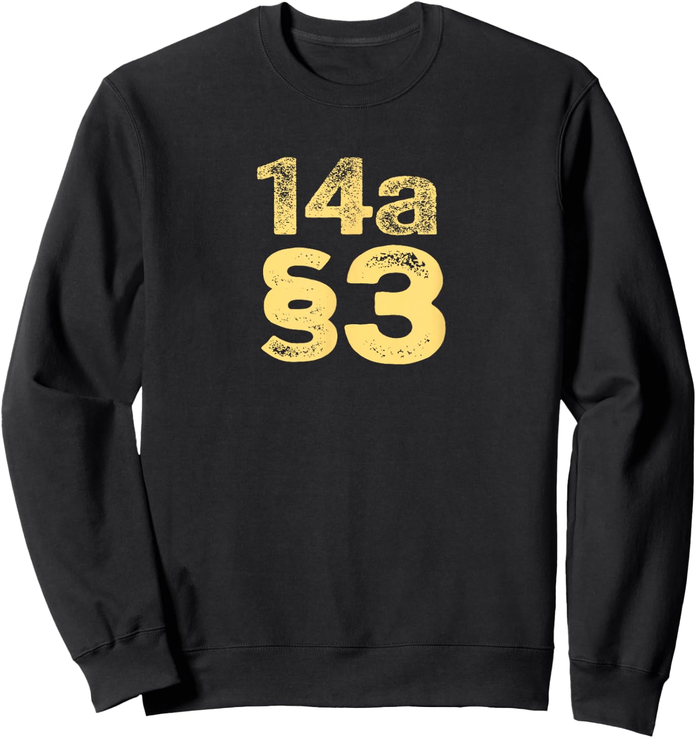 14th Amendment Section 3 of the Constitution 14a §3 Graphic Sweatshirt - Sweatshirt | Black