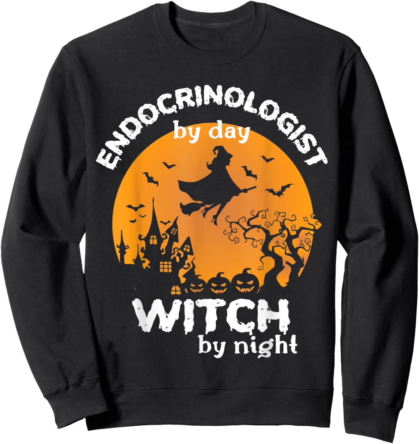 Funny Endocrinologist Halloween Costume For Endocrinologists Sweatshirt - Sweatshirt | Black