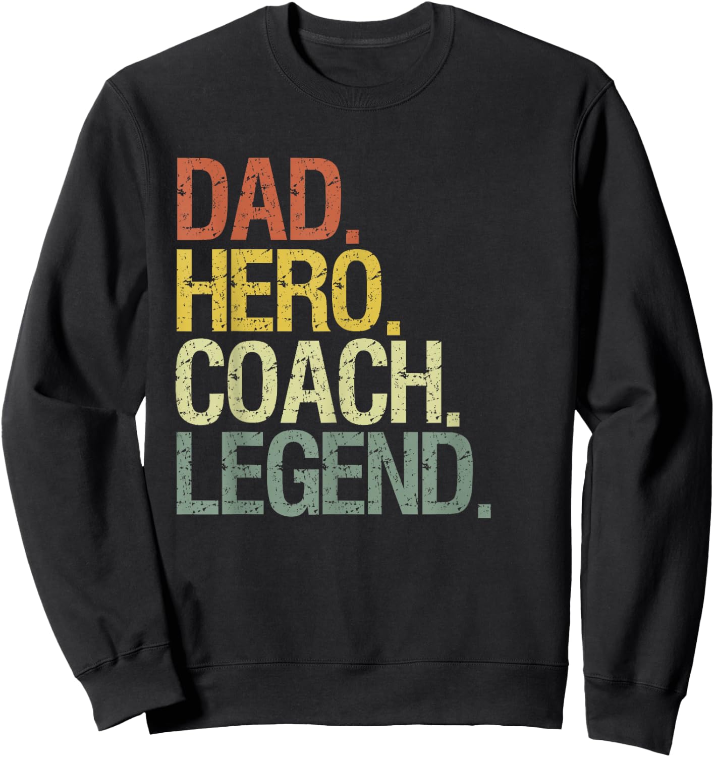 Dad coach Sweatshirt - Sweatshirt | Black