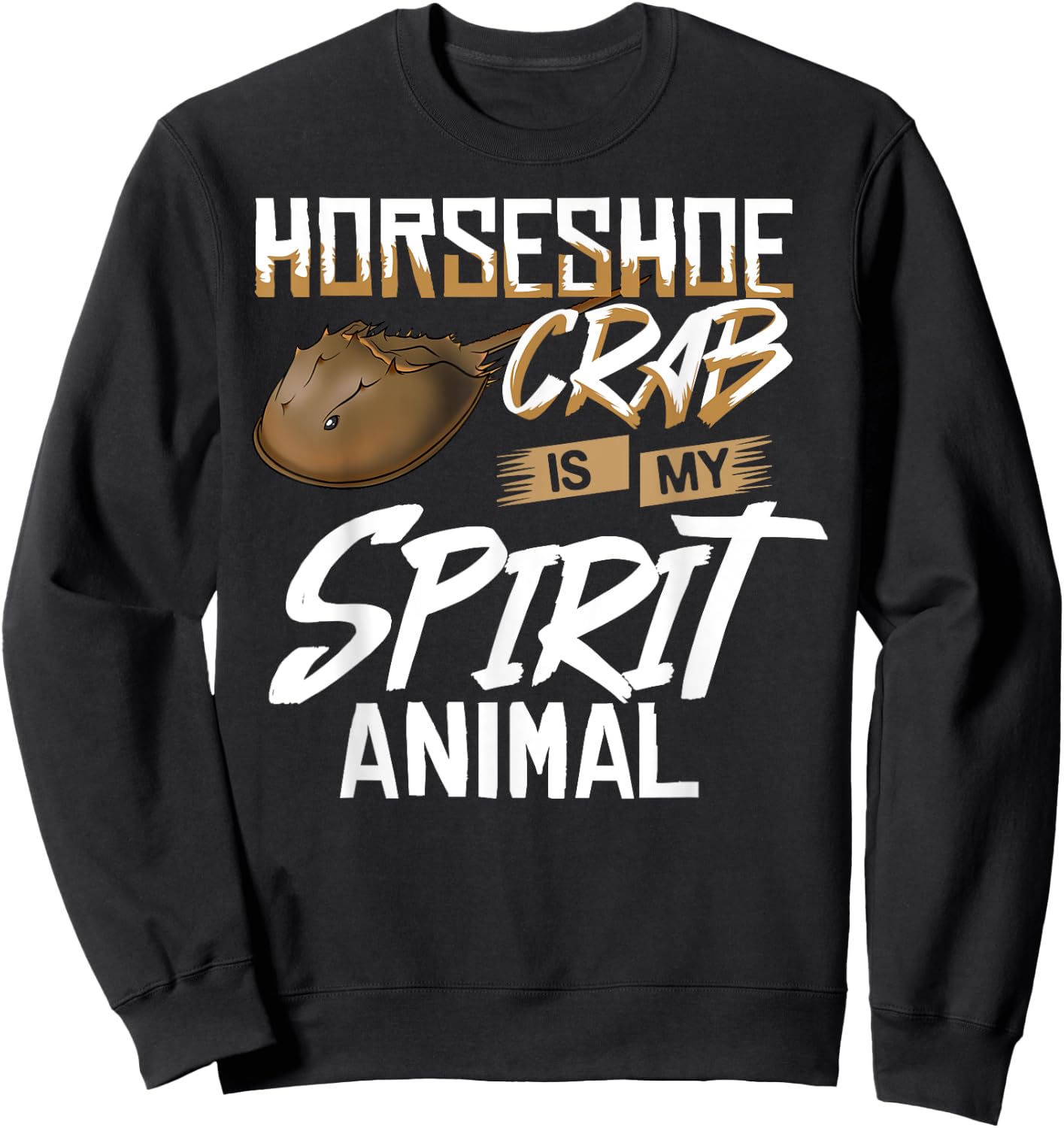 Horseshoe Crab Xiphosura Blood Eggs Fossil Sweatshirt - Sweatshirt | Black