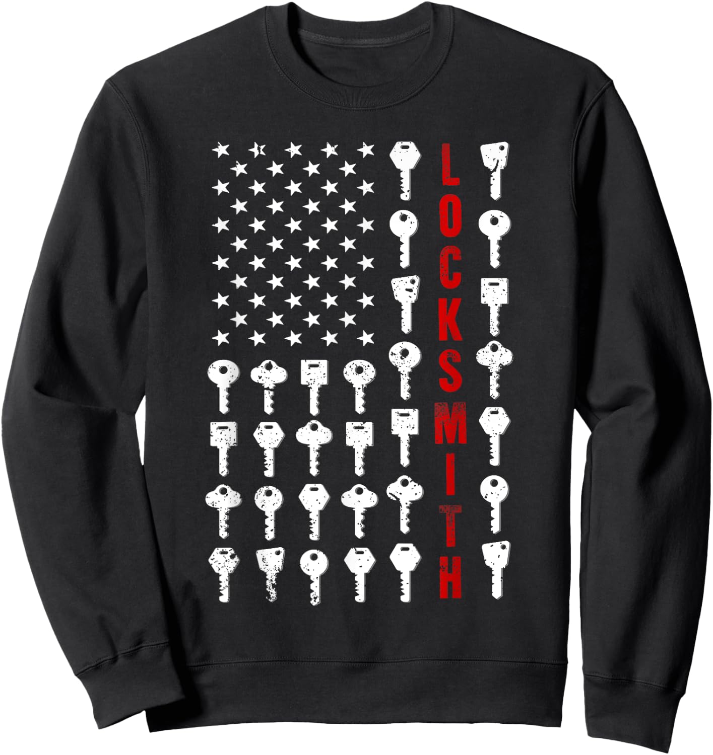 Funny Locksmith Art Women Professional Lock Picker Sweatshirt - Sweatshirt | Black