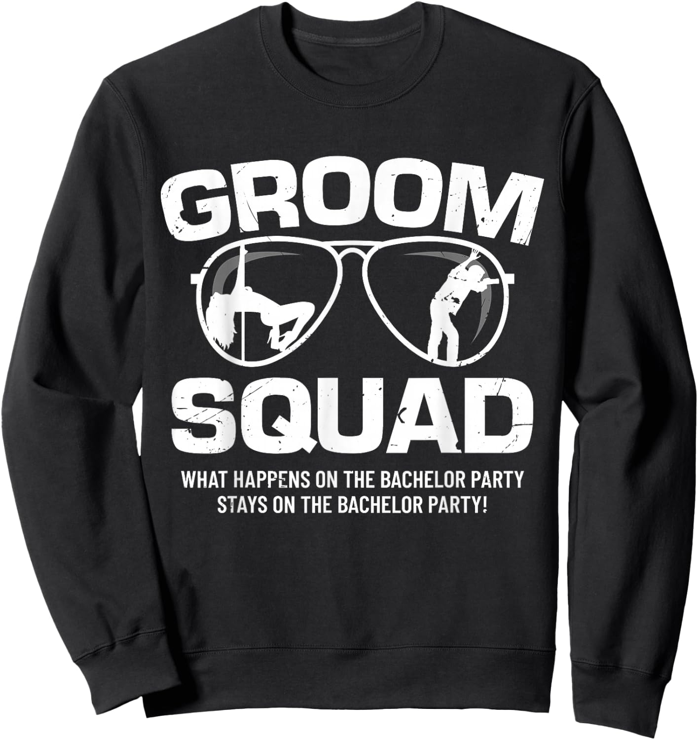 Groom Squad | Bucks Groom Groomsmen | Bachelor Party Sweatshirt - Sweatshirt | Black