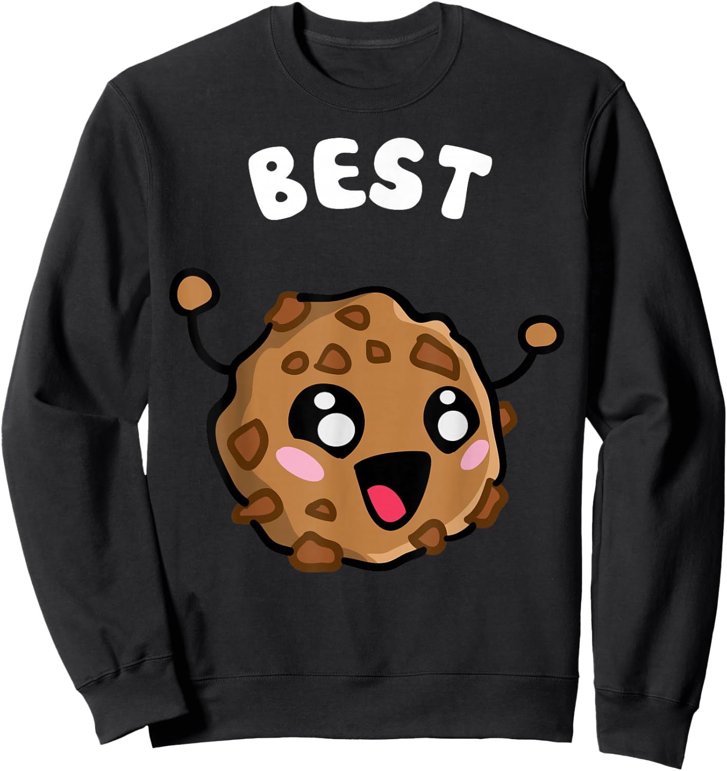 Cookies And Milk - 1 Of 2 - Couple Matching - Best Friends Sweatshirt - Sweatshirt | Black