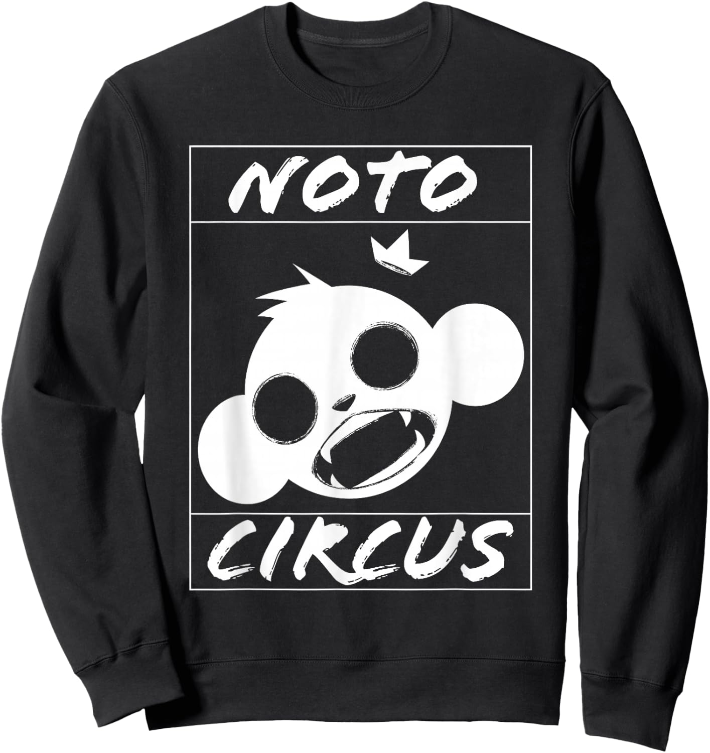 Noto Circus, Monkey King Logo Sweatshirt - Sweatshirt | Black