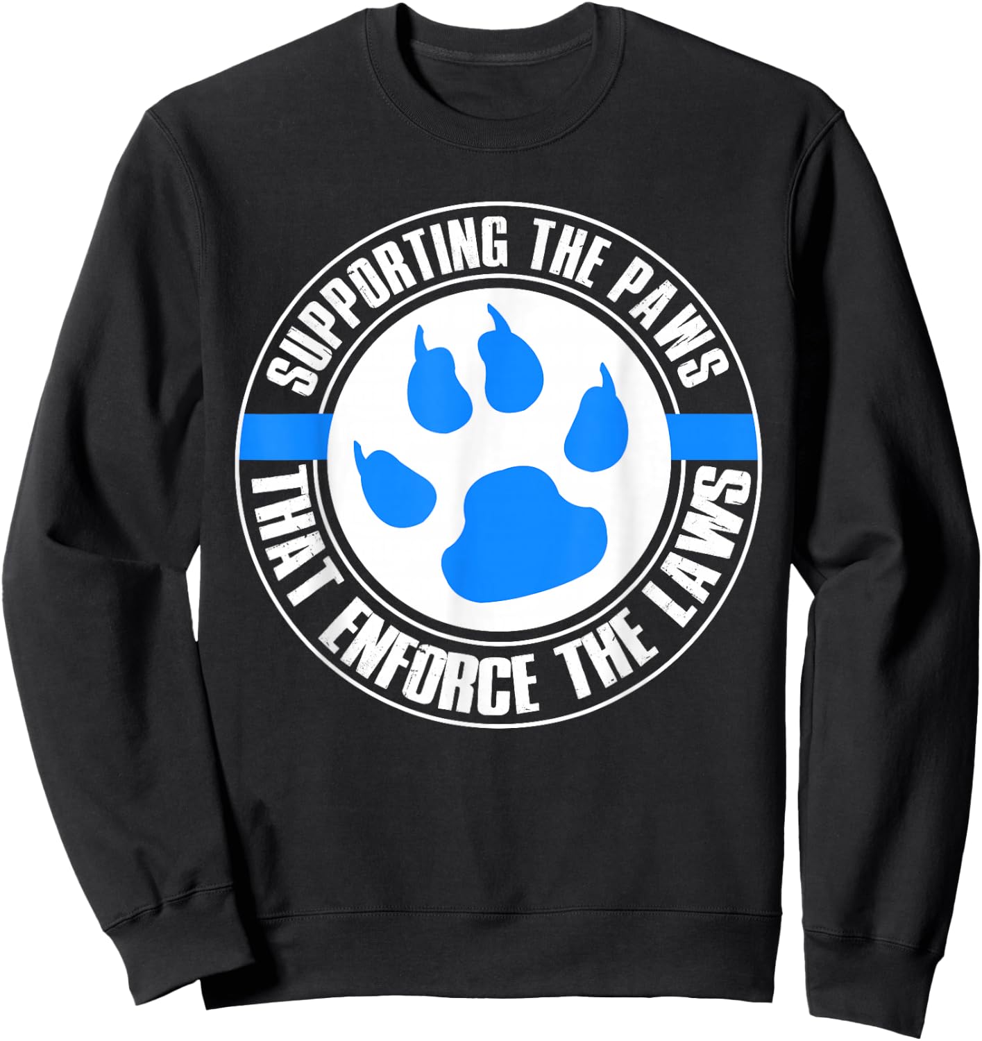 Police Officer K9 Unit Police Dog Trainer Training German Sweatshirt - Sweatshirt | Black