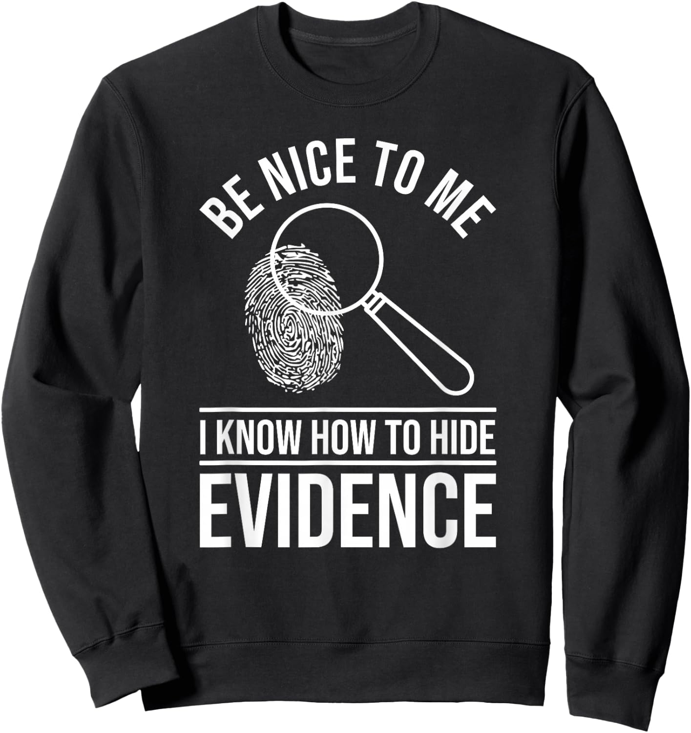 Forensic Science Investigator - Forensic Scientist Small Sweatshirt - Sweatshirt | Black