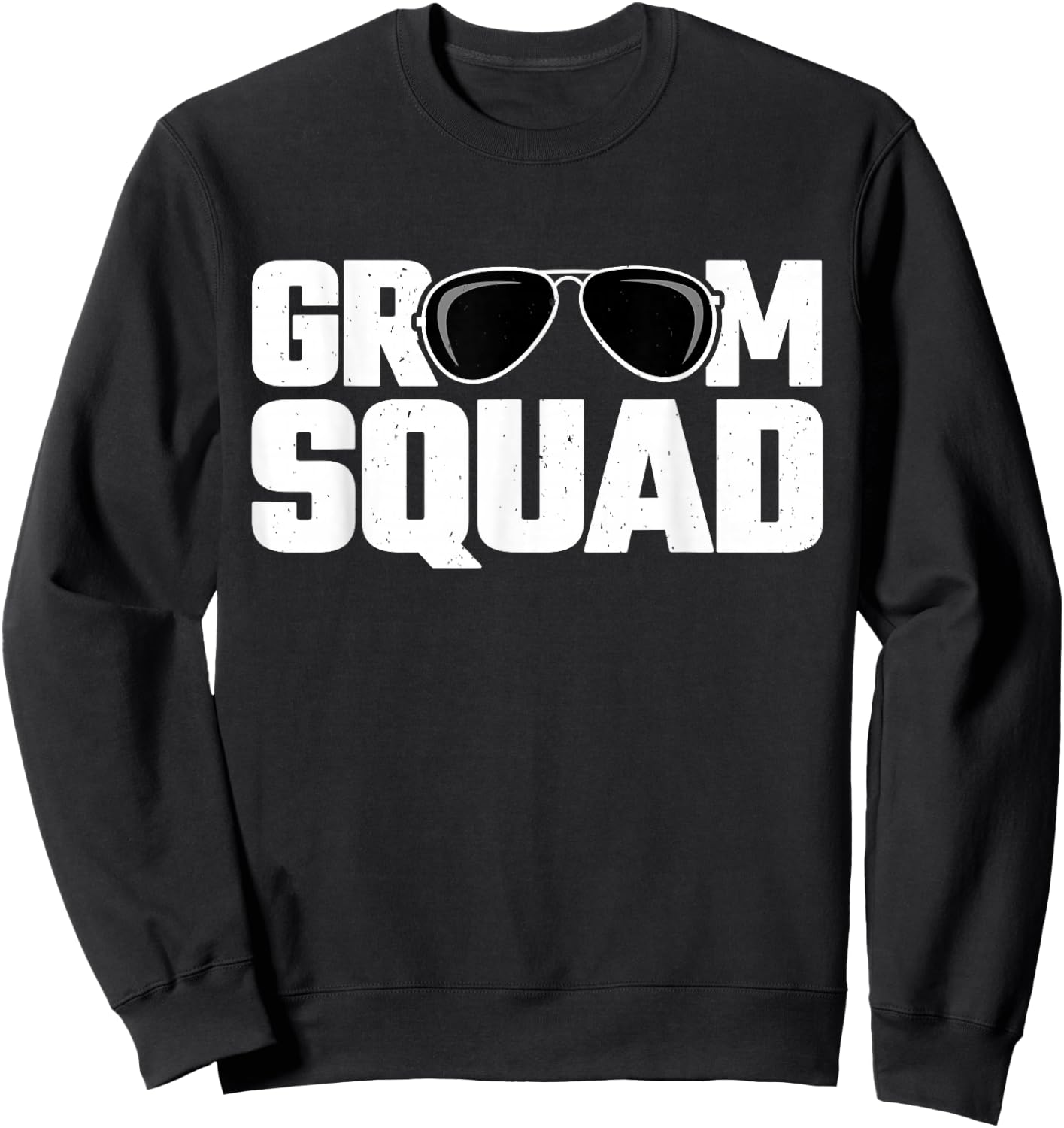 Matching Groomsman Group - Bachelor Party Gift - Groom Squad Sweatshirt - Sweatshirt | Black