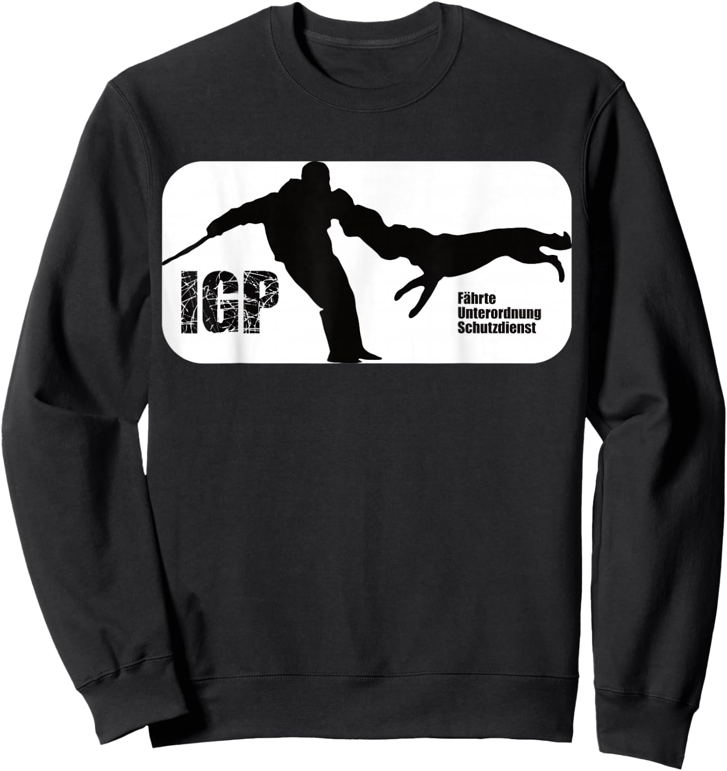 IGP Logo Protective Dog Sports Dog Training Sweatshirt - Sweatshirt | Black