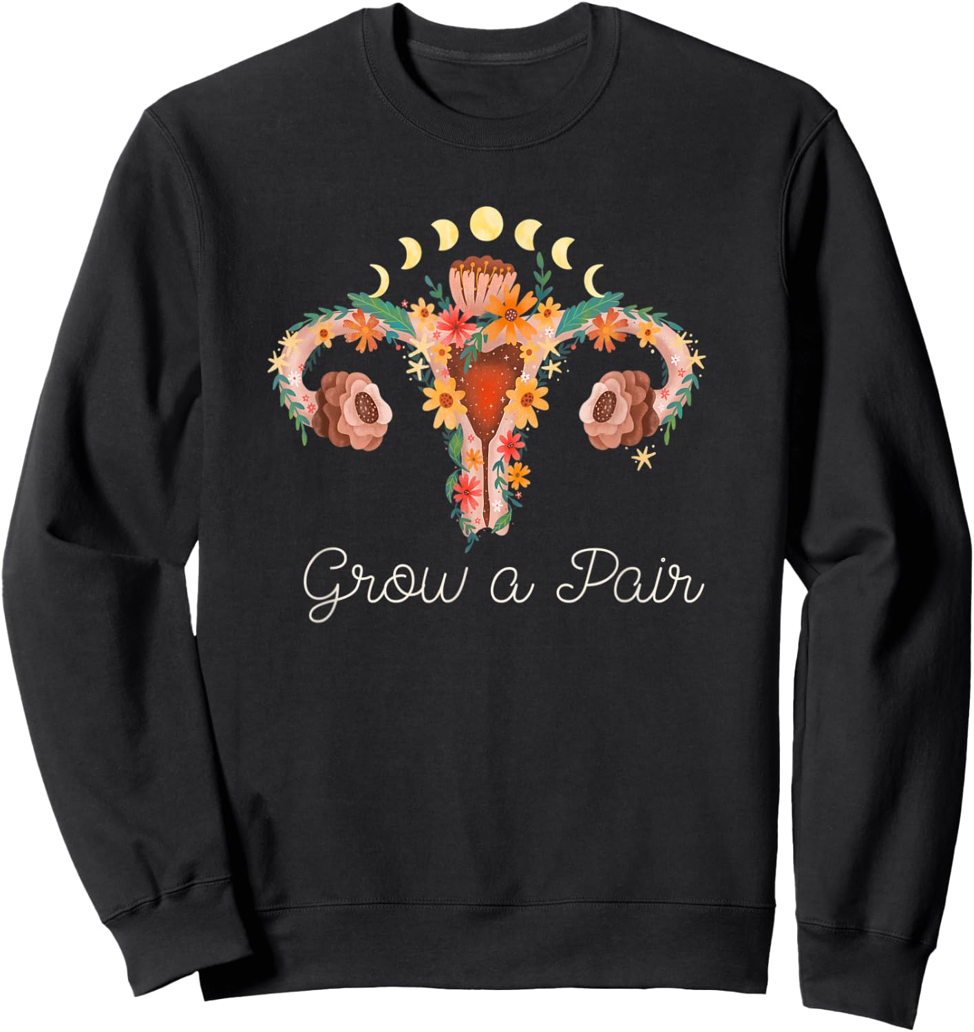 Grow a Pair Sweatshirt - Sweatshirt | Black
