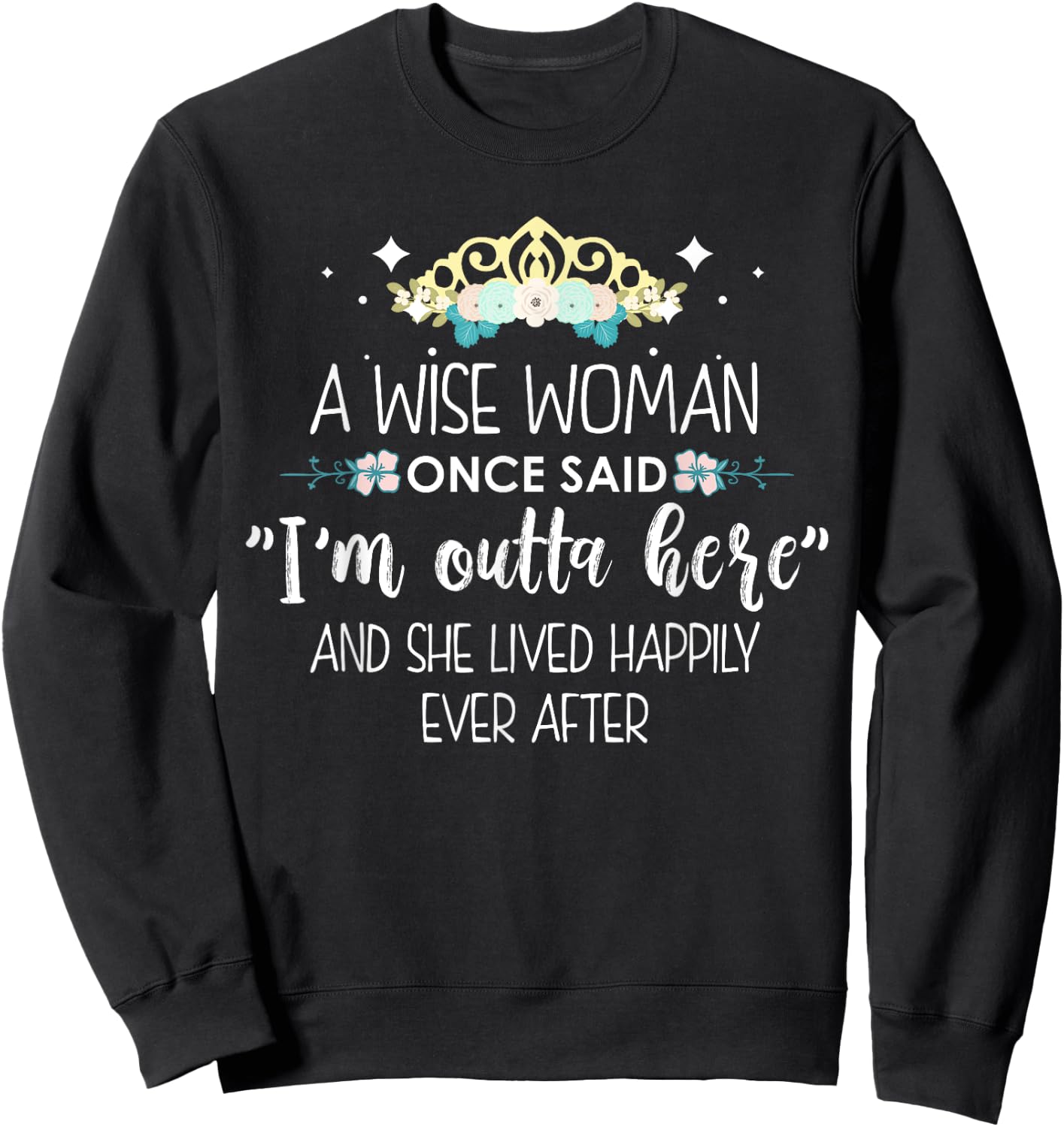 Funny Retirement Designs Girls Retiring Employee Sweatshirt - Sweatshirt | Black