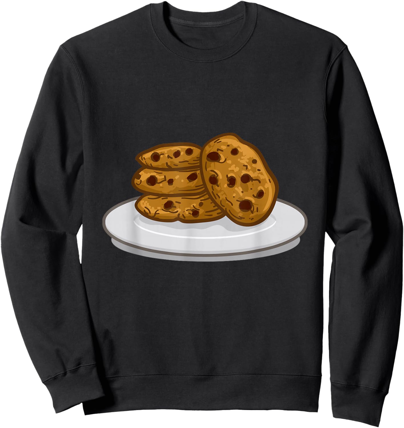 Milk & Cookies Outfit Matching Halloween Cookie Costume Sweatshirt - Sweatshirt | Black
