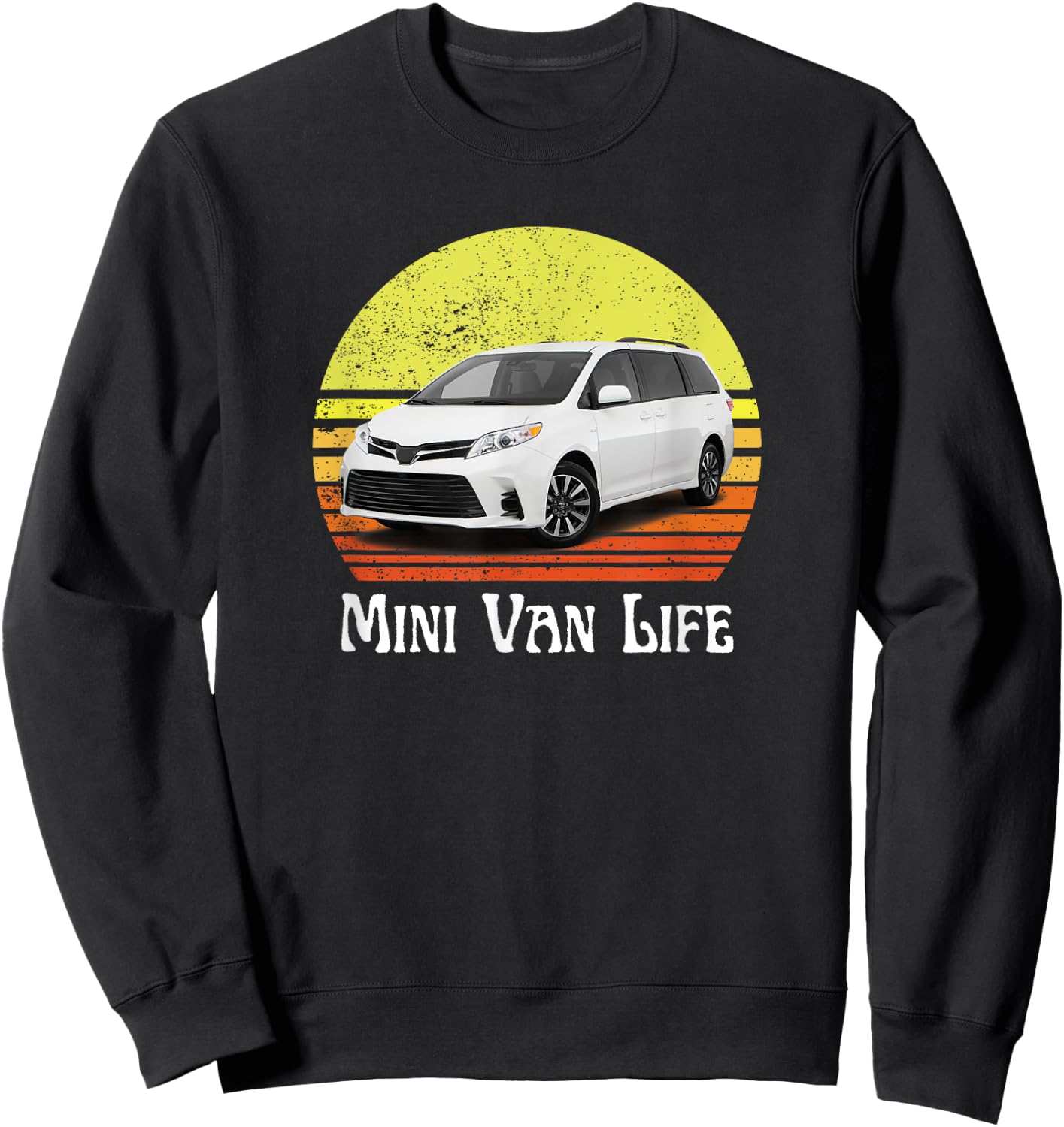 Mini Van Life Soccer Mom Dad Parent For Parents Sweatshirt - Sweatshirt | Black