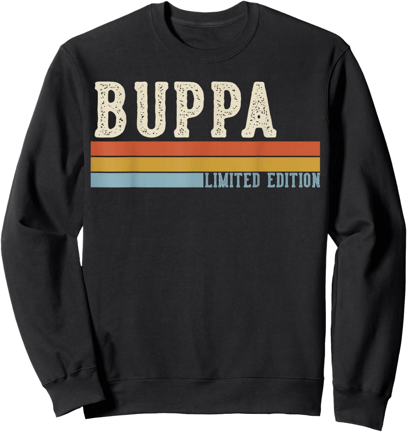 BUPPA Vintage Grandpa Retro Fathers Day Sweatshirt - Sweatshirt | Black