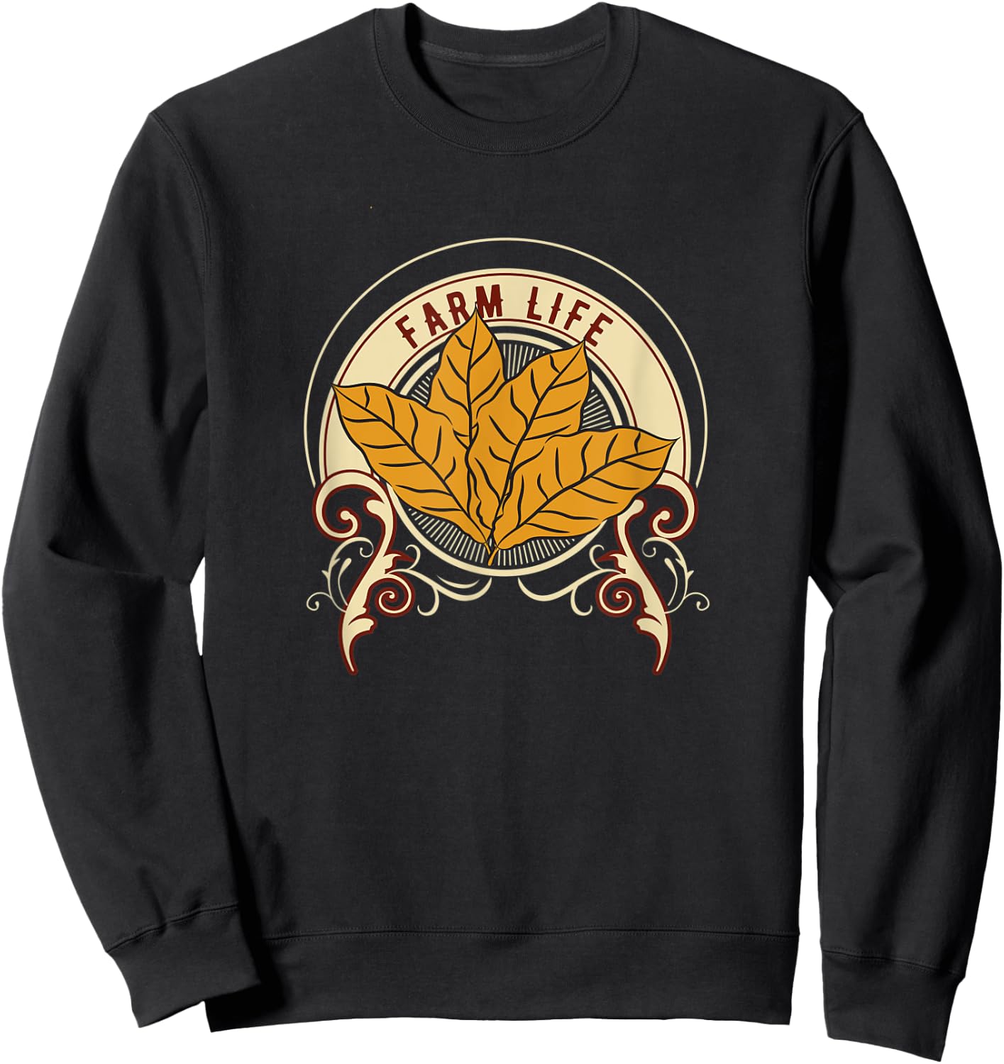 Farm Life Tobacco Support Shirt Sweatshirt - Sweatshirt | Black