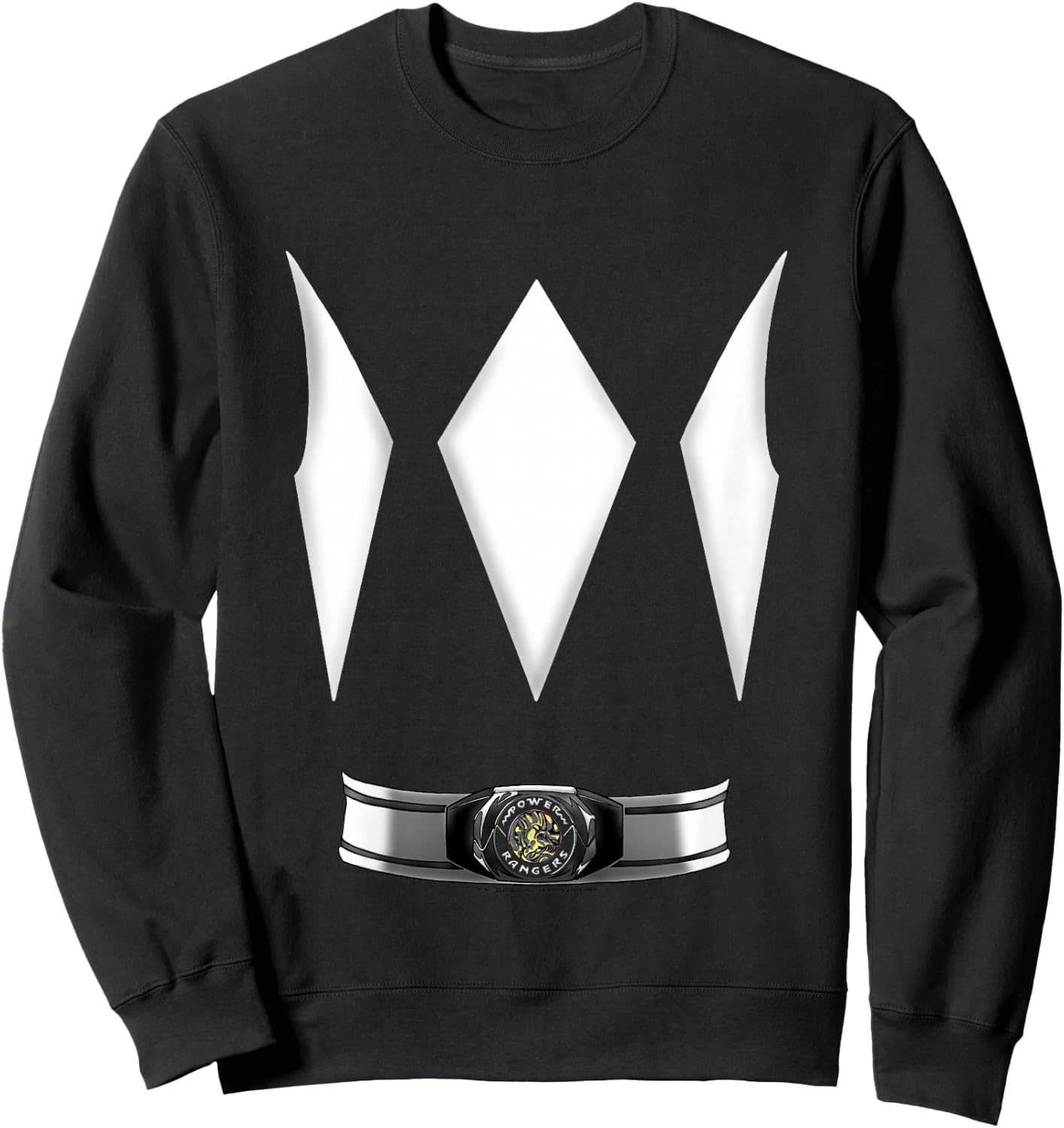 Kids Power Rangers Halloween Blue Ranger Costume Sweatshirt - Sweatshirt | Black