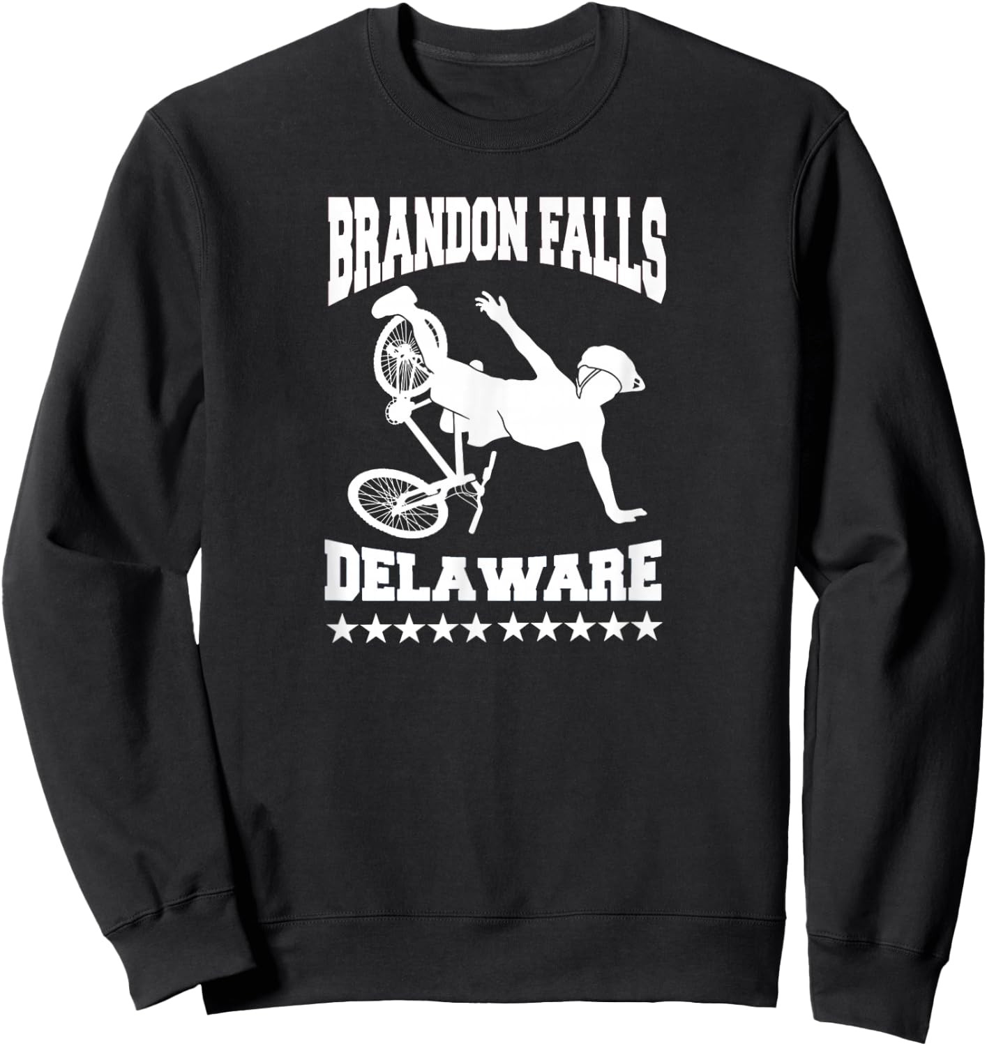 Brandon Falls, Delaware Joe Biden Bike Ride Sweatshirt - Sweatshirt | Black