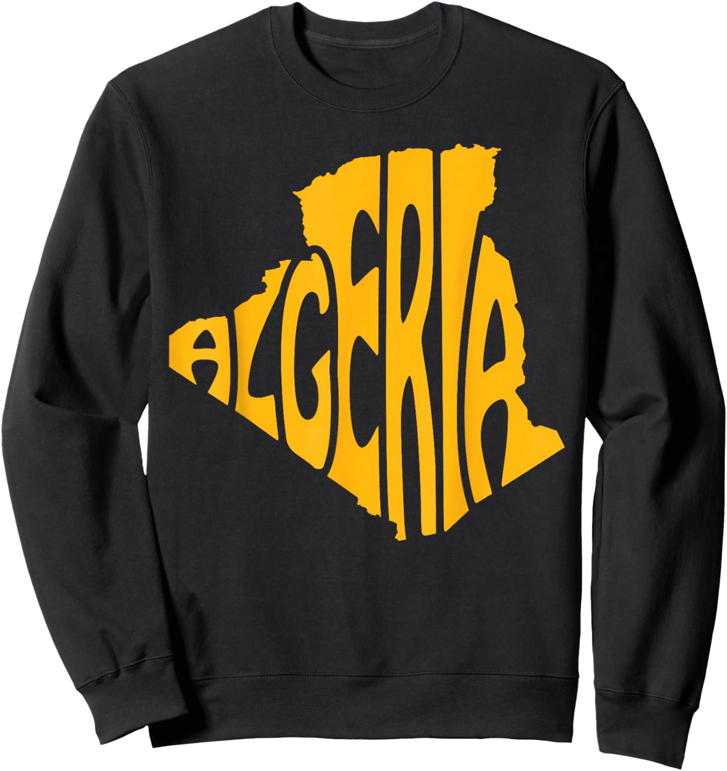 Algerian National Flag Patriotic Algeria Fan Pride Heritage Sweatshirt - Sweatshirt | Black
