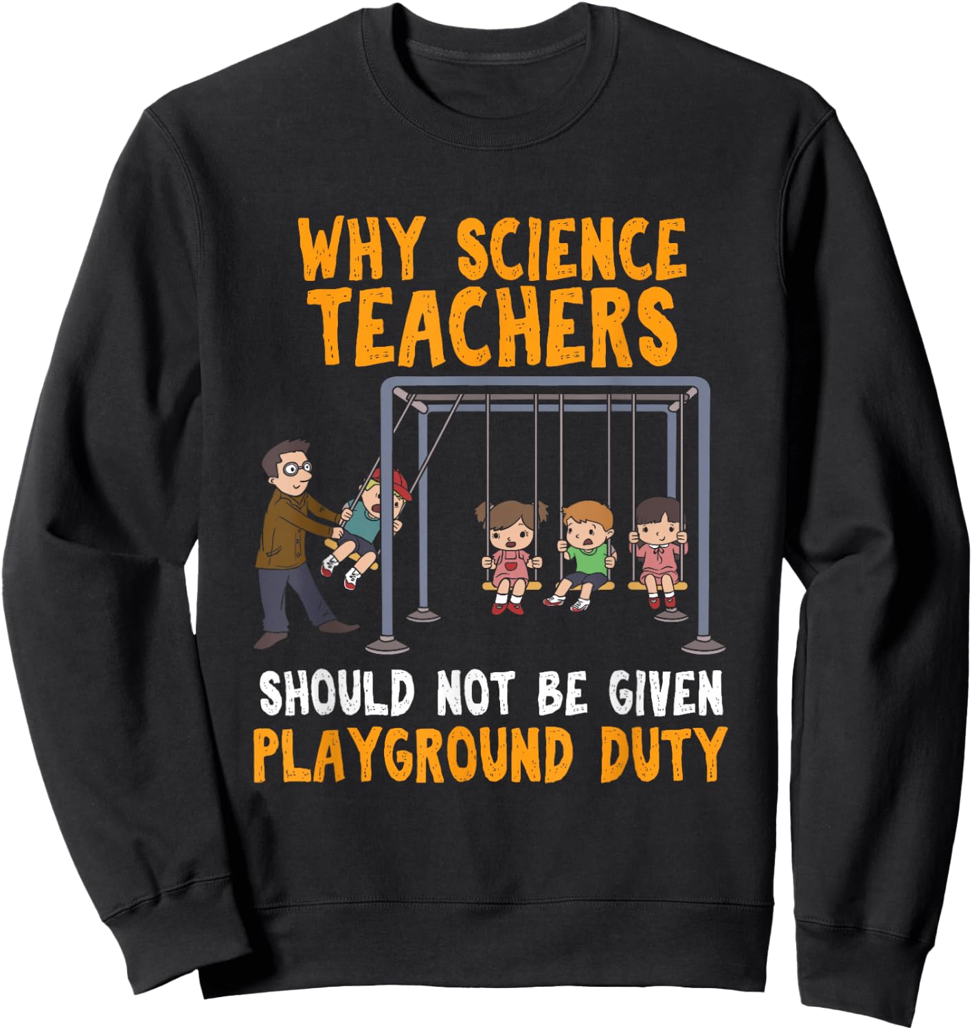 Science Physicist Chemist Teacher Vintage Small Sweatshirt - Sweatshirt | Black