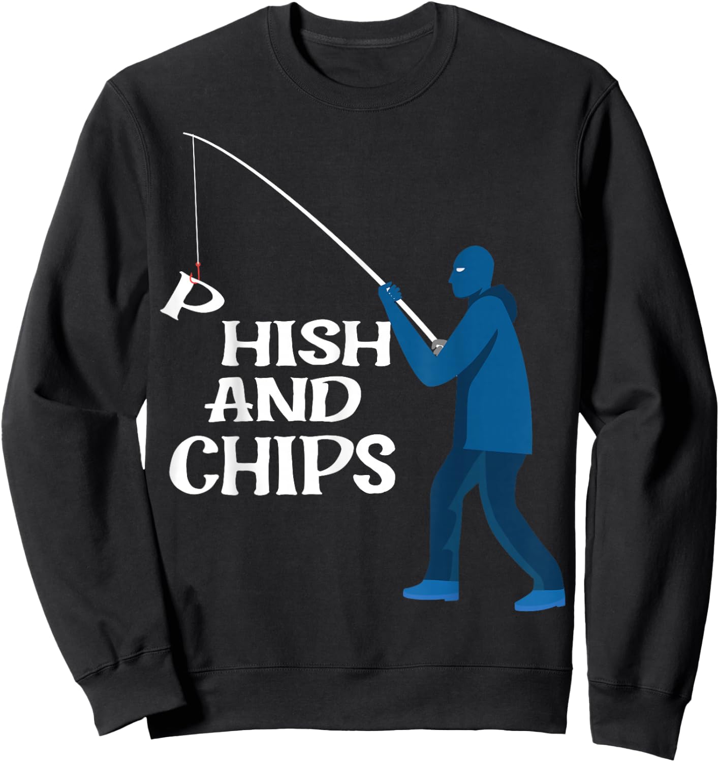 Phish and Chips Hacking Sweatshirt - Sweatshirt | Black