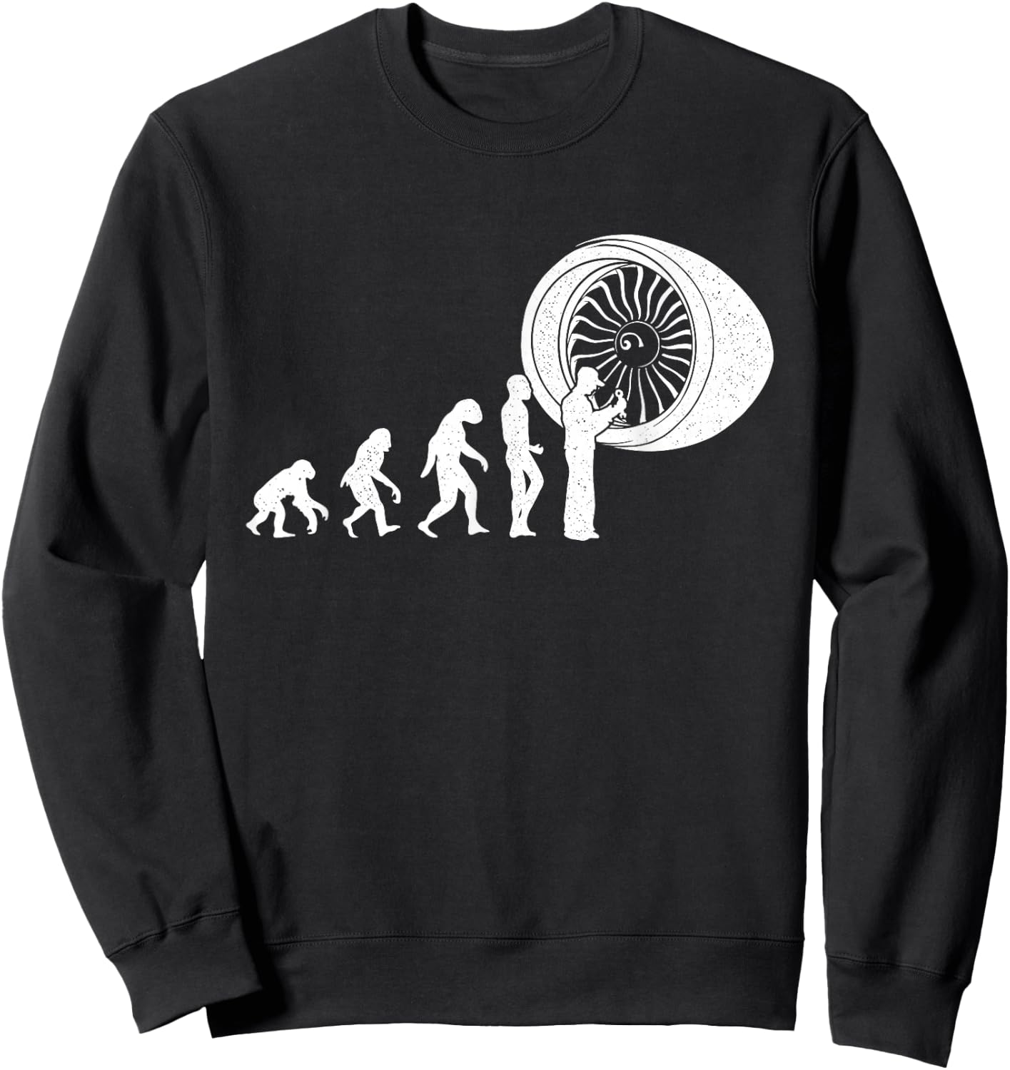 Aircraft Maintenance - Airplane Mechanic Aviation Technician Sweatshirt - Sweatshirt | Black