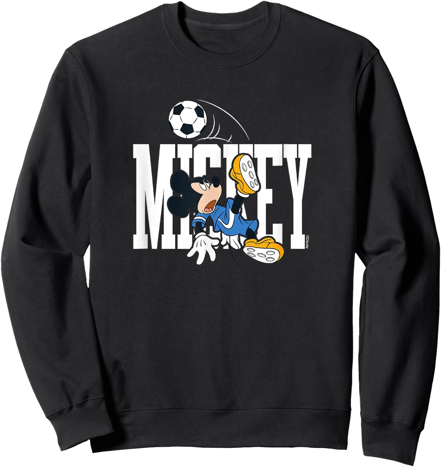 Disney - Mickey Soccer Kick Sweatshirt - Sweatshirt | Black