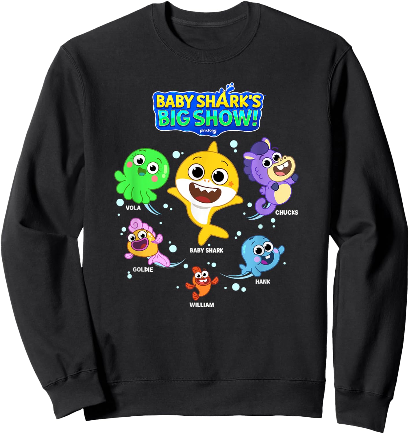 Baby Shark Big Show Sweatshirt - Sweatshirt | Black