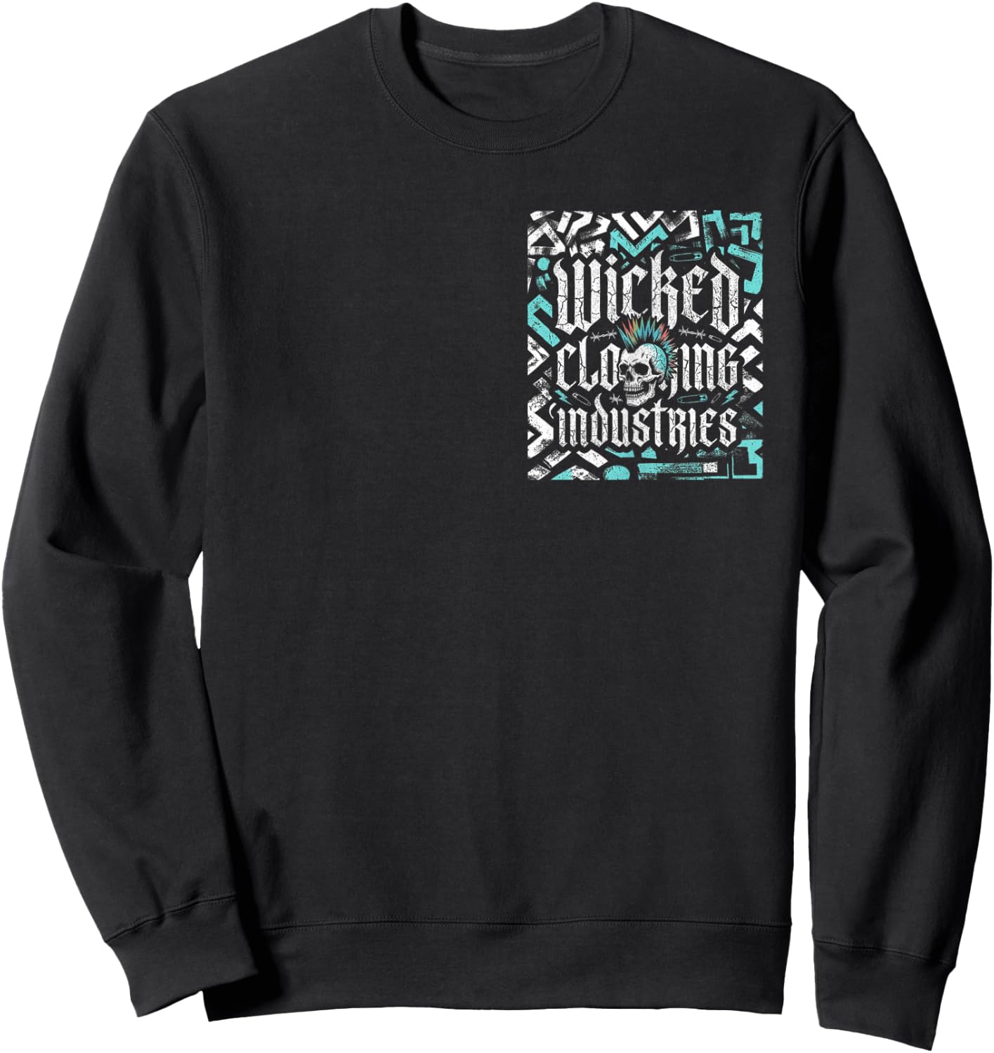 Punk Rock Outlaw Sweatshirt - Sweatshirt | Black