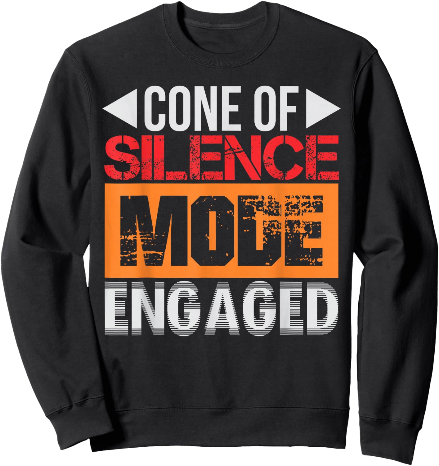 Agile Cone Silence Cave Project Management Funny Gift Shirt Sweatshirt - Sweatshirt | Black