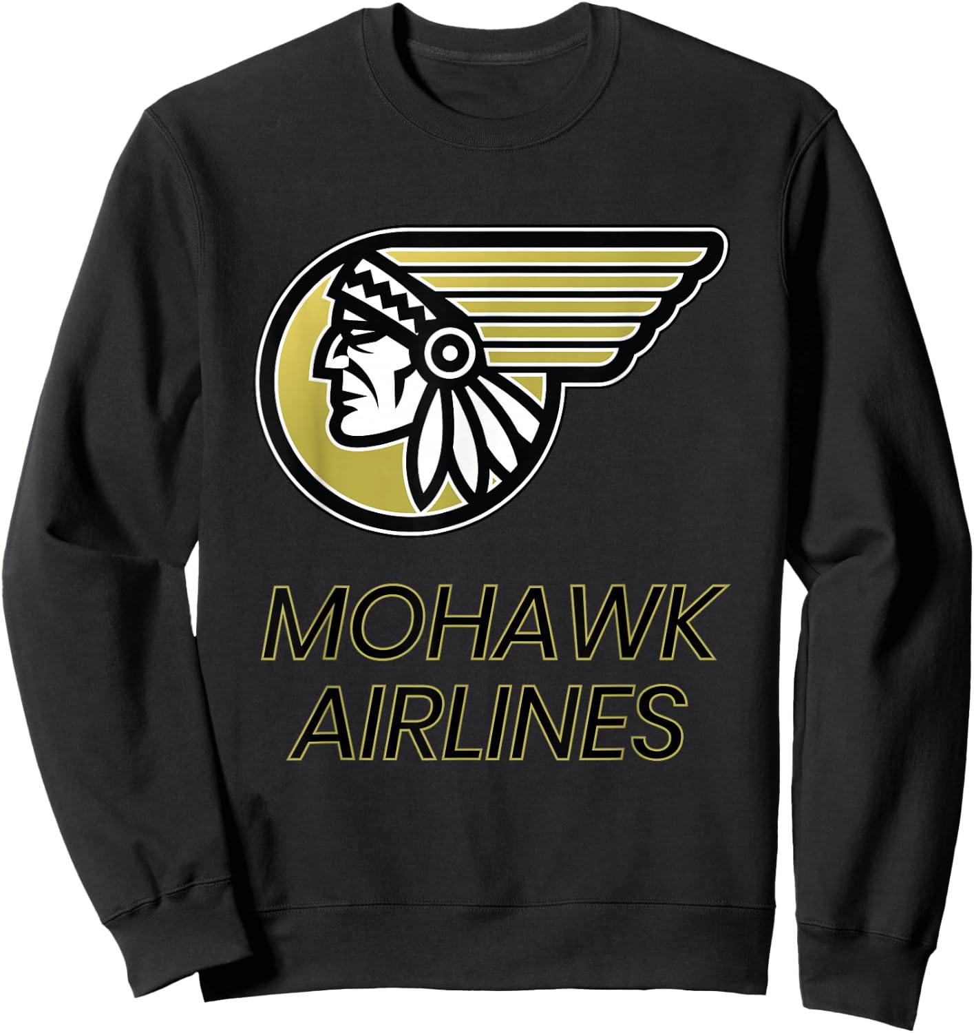 Mohawk Airlines Sweatshirt - Sweatshirt | Black
