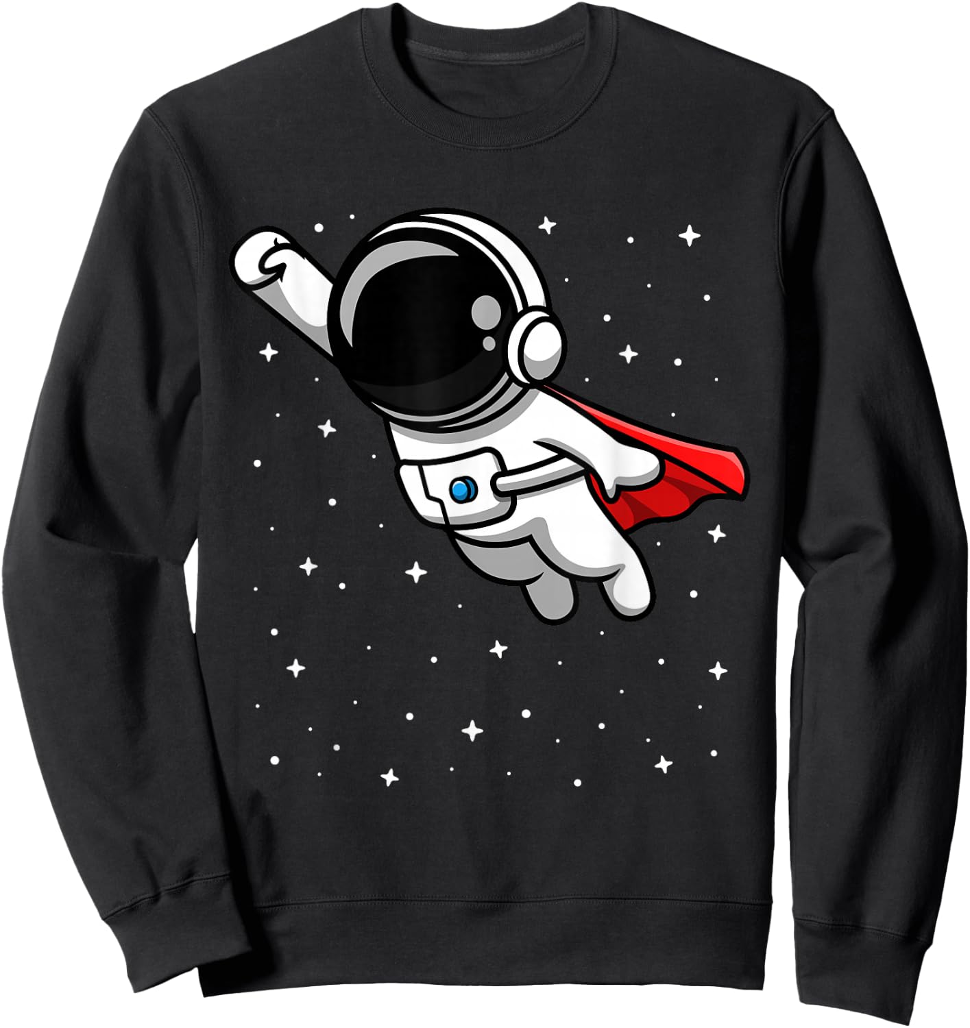 Future Astronaut for Kids Boys Space Lover Gift Superhero Sweatshirt - Sweatshirt | Black
