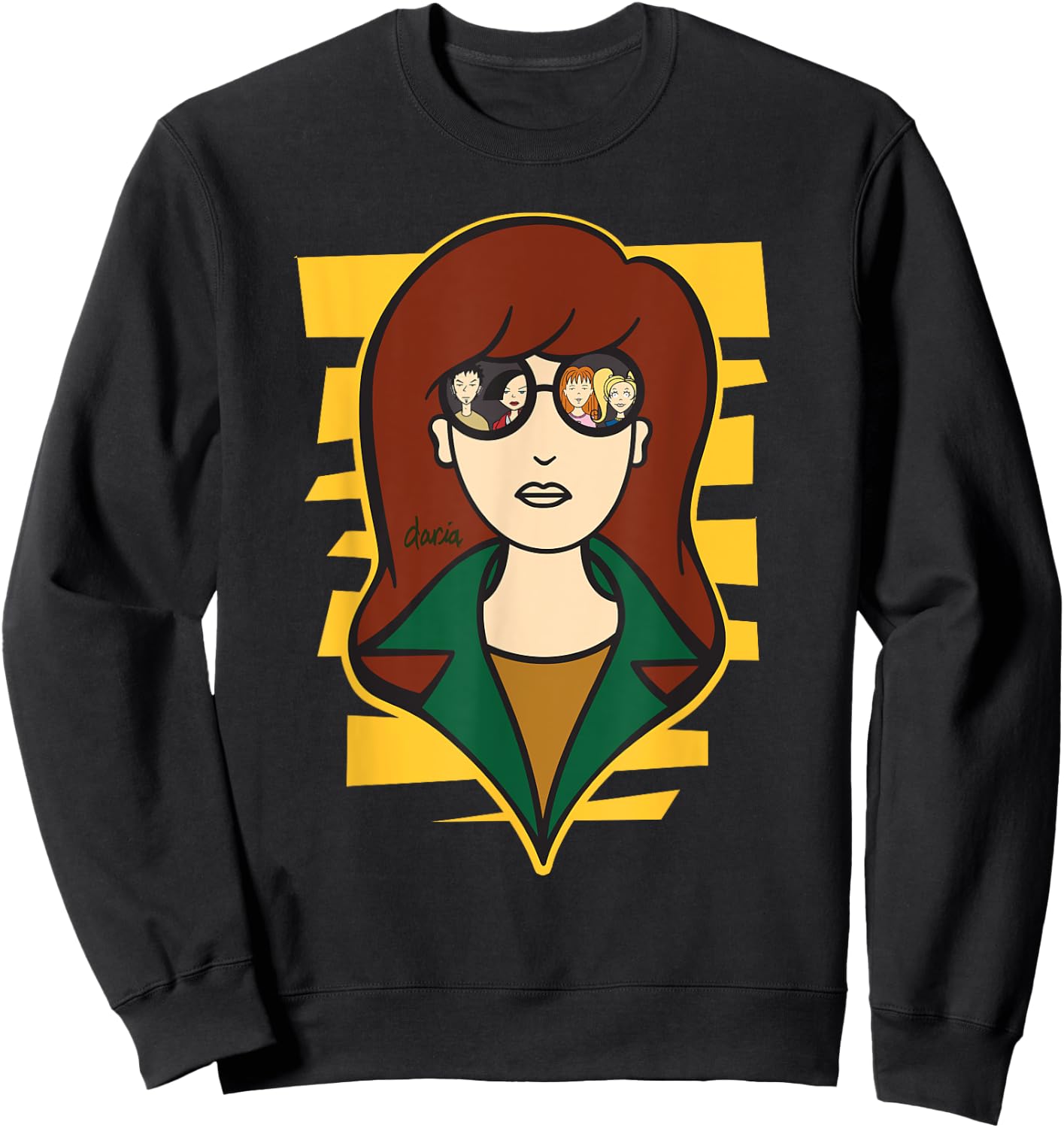 Mademark x Daria - Daria - Reflection Sweatshirt - Sweatshirt | Black