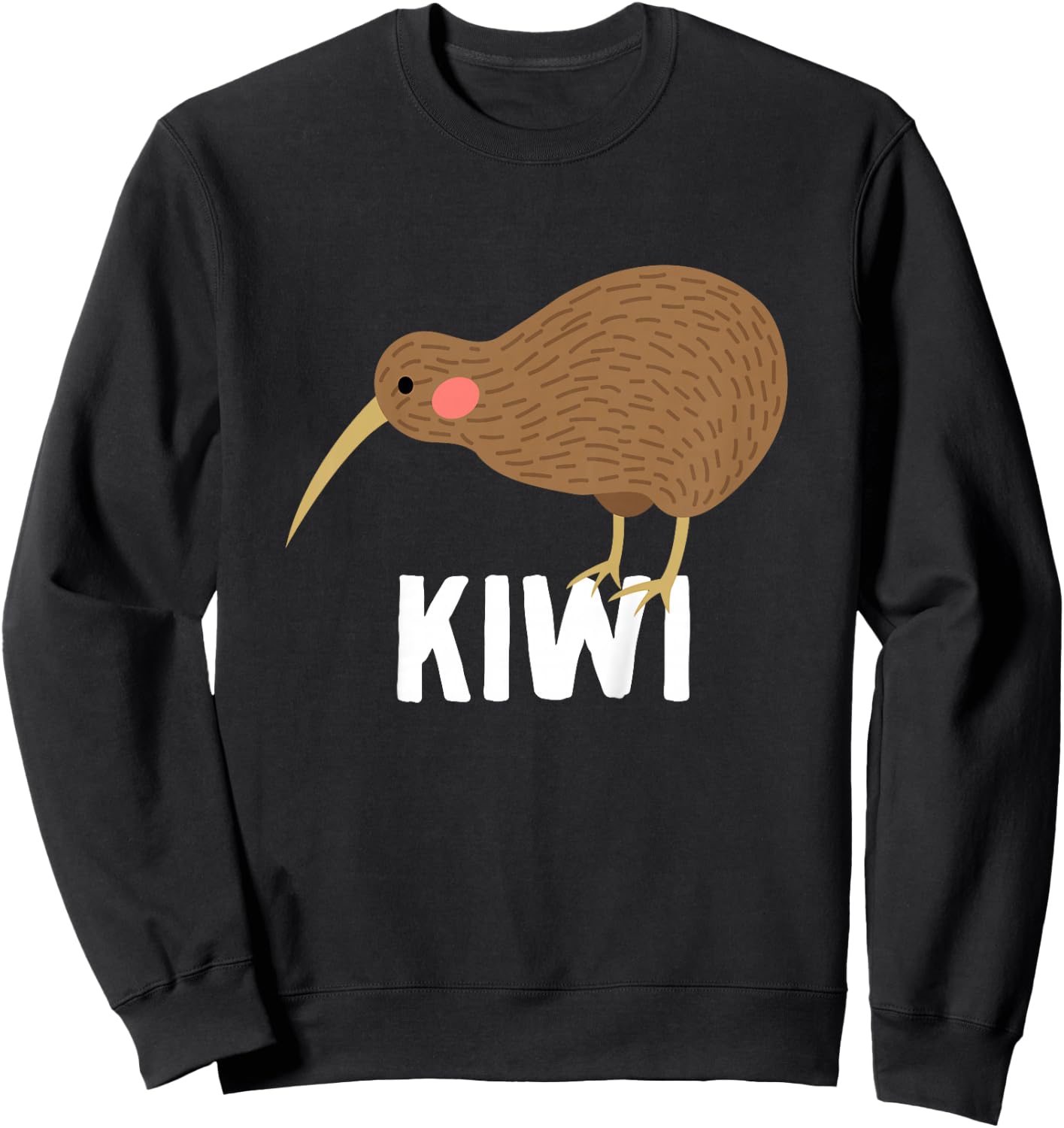 Kiwi Bird Shirt For Boys Or Girls | Cute Kiwi Gift Sweatshirt - Sweatshirt | Black