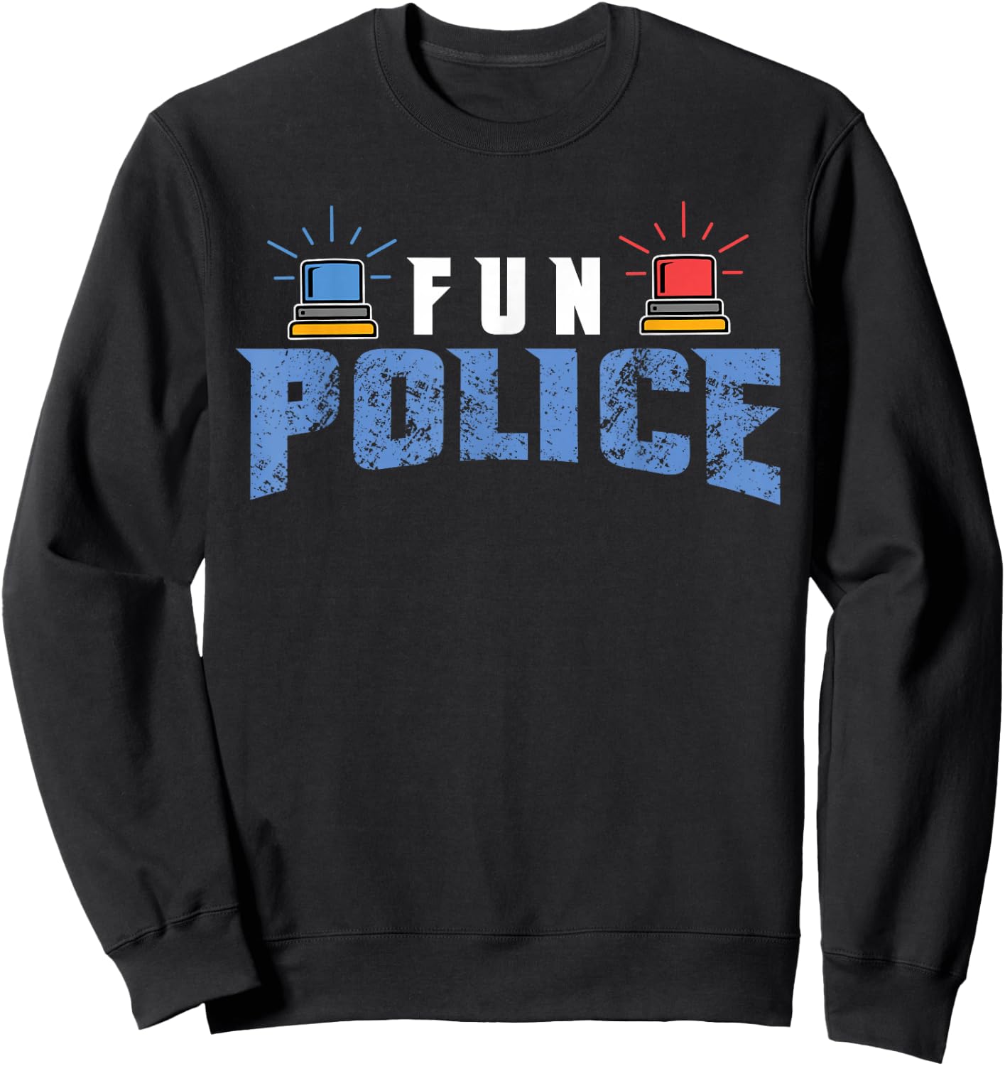 Dance Chaperone Fun Police For Dancing Sheriff State Cop Sweatshirt - Sweatshirt | Black
