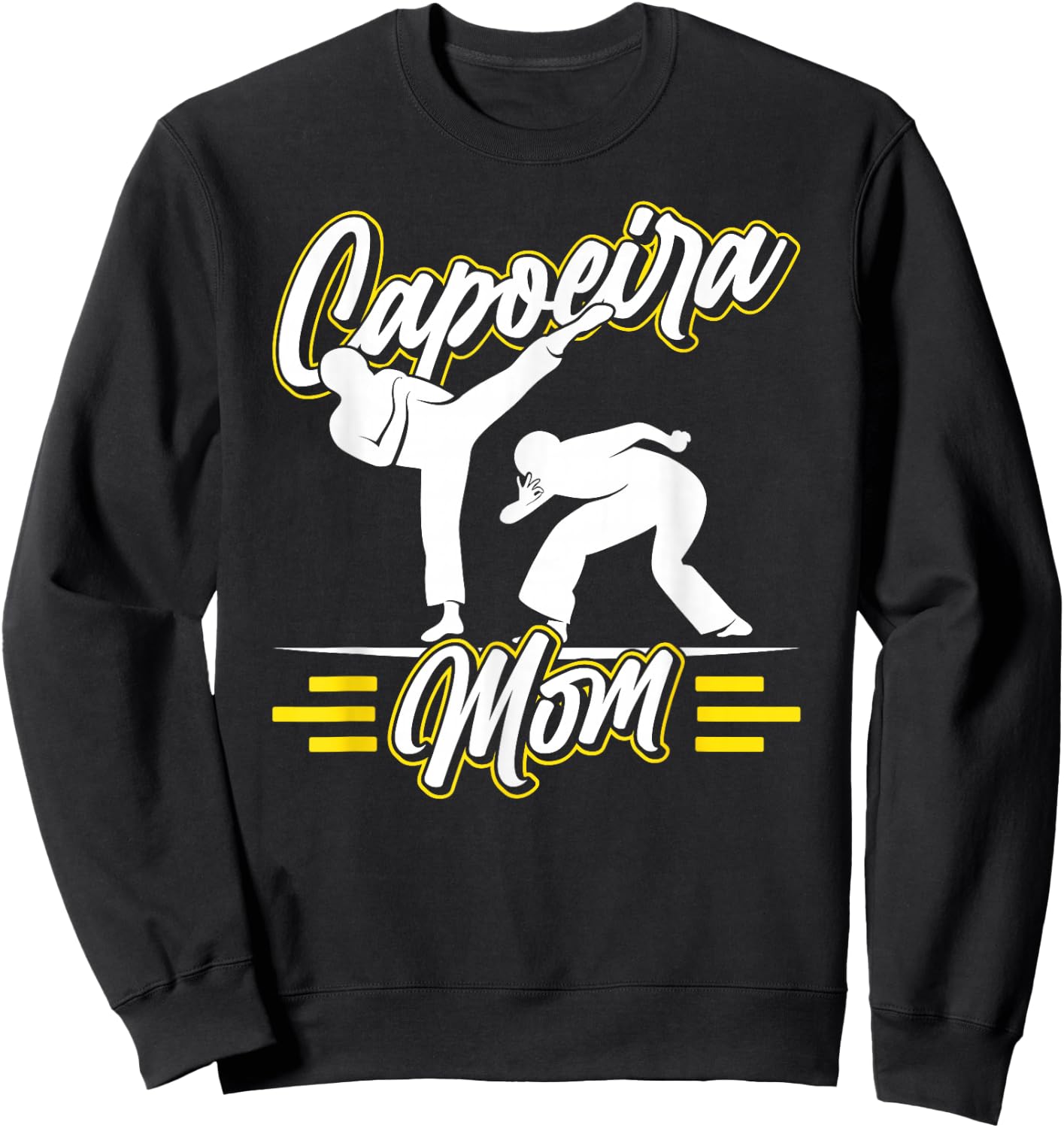 Capoeira Mom Hobby Trainer Brazil Martial Arts Mother Mommy Sweatshirt - Sweatshirt | Black