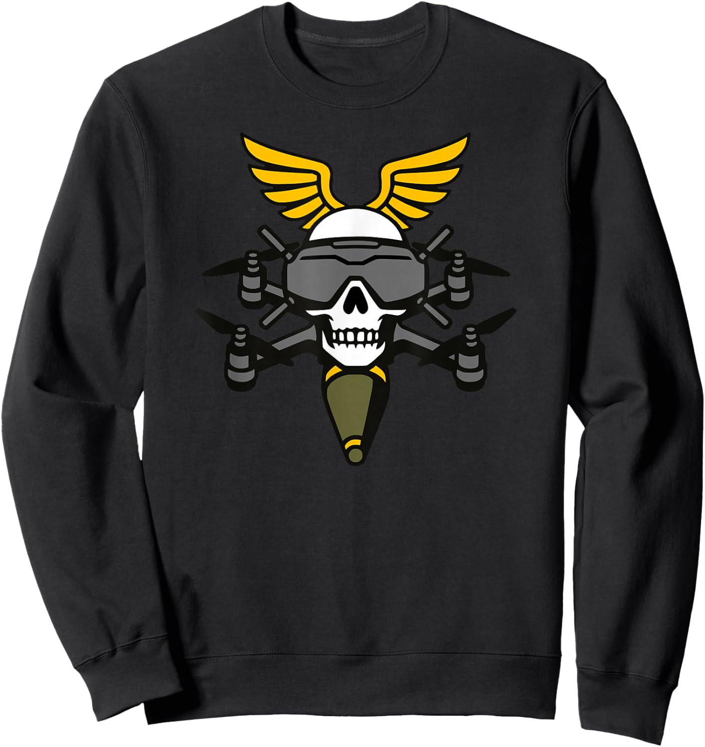 FPV Pilot Drone Unit Sweatshirt - Sweatshirt | Black