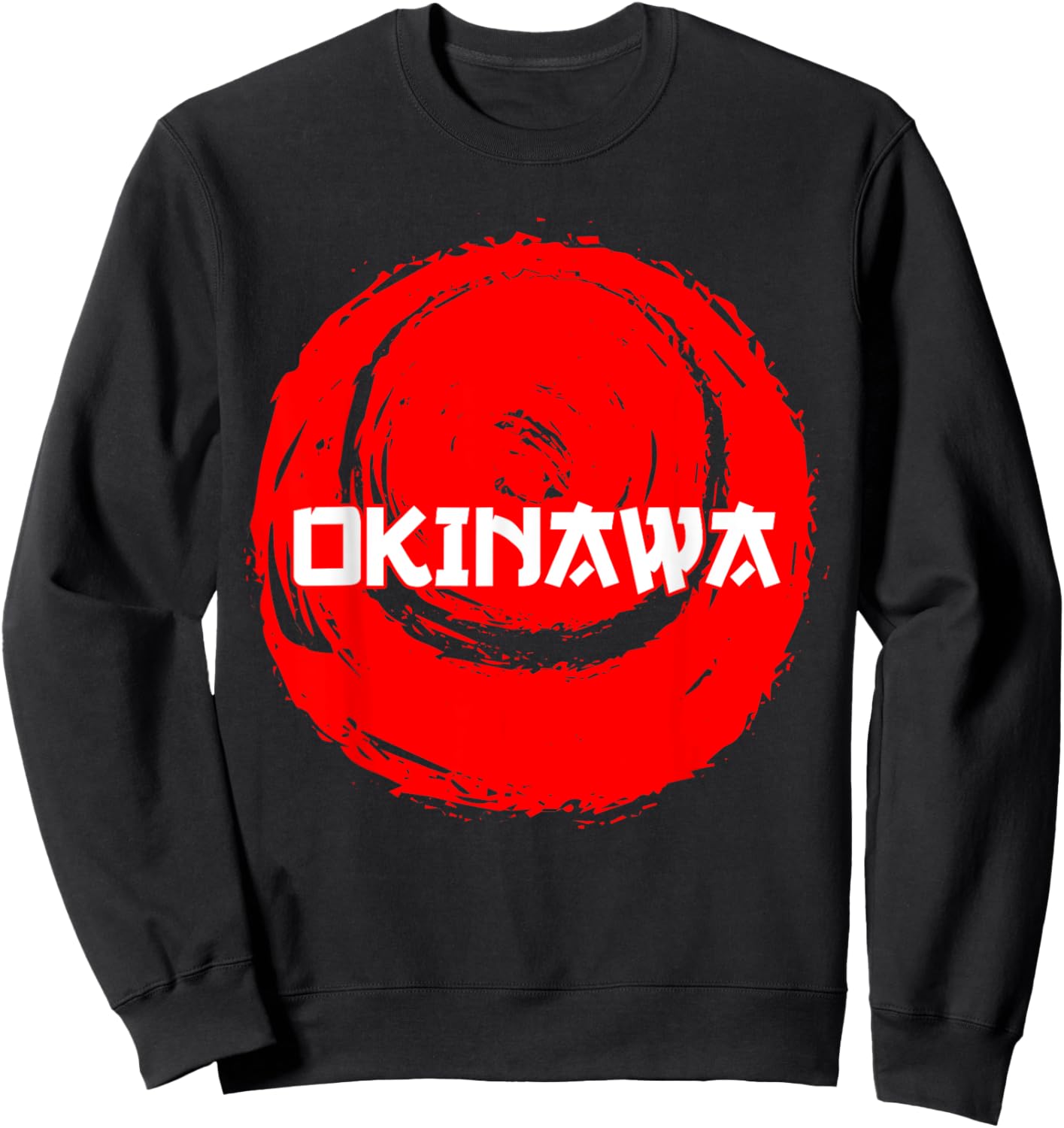 Okinawa Japan Uchinanchu Flag I Love Miss Okinawa Okinawan Sweatshirt - Sweatshirt | Black