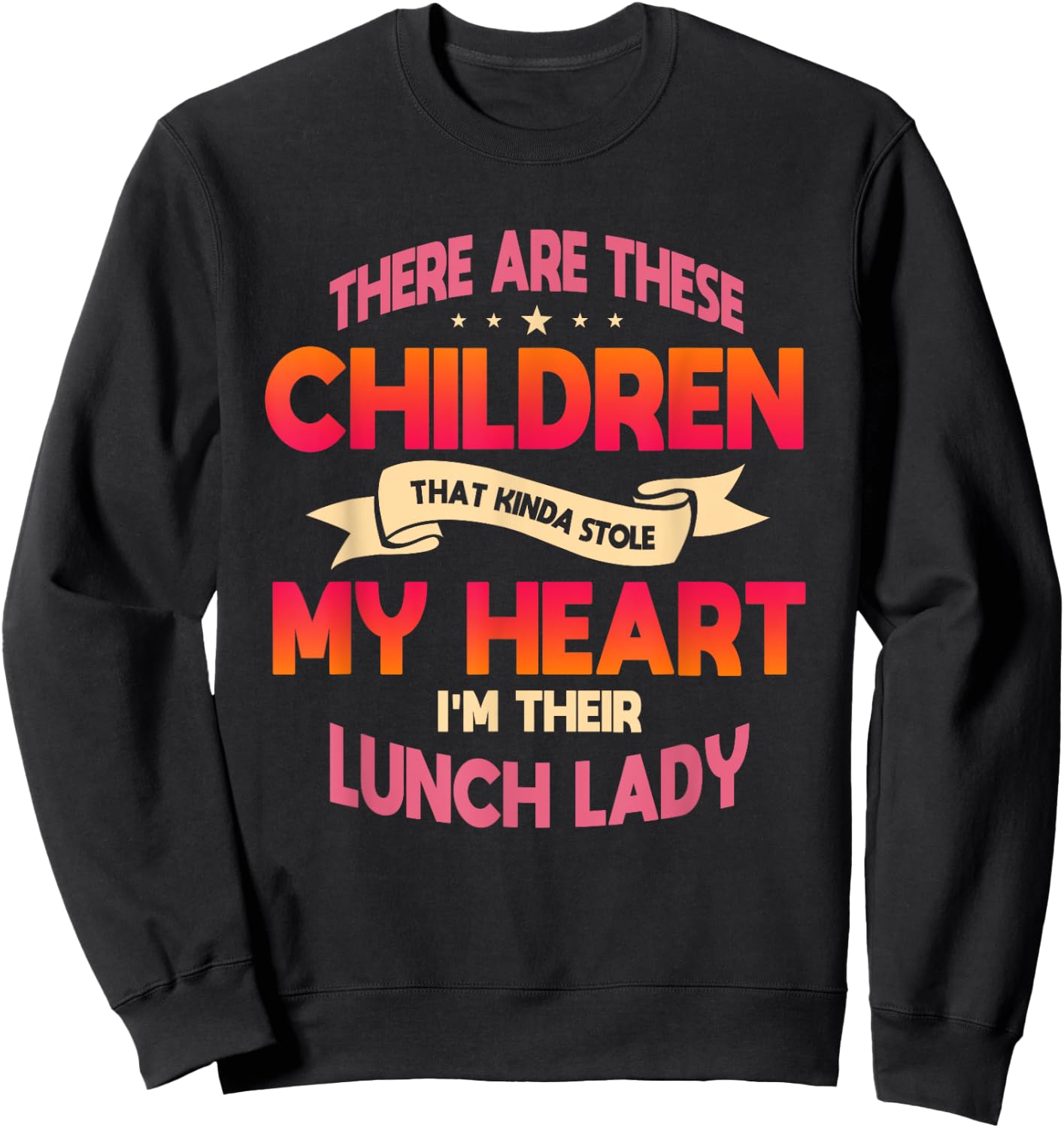 Lunch Lady Cafeteria Crew School Kitchen Staff Food Service Sweatshirt - Sweatshirt | Black
