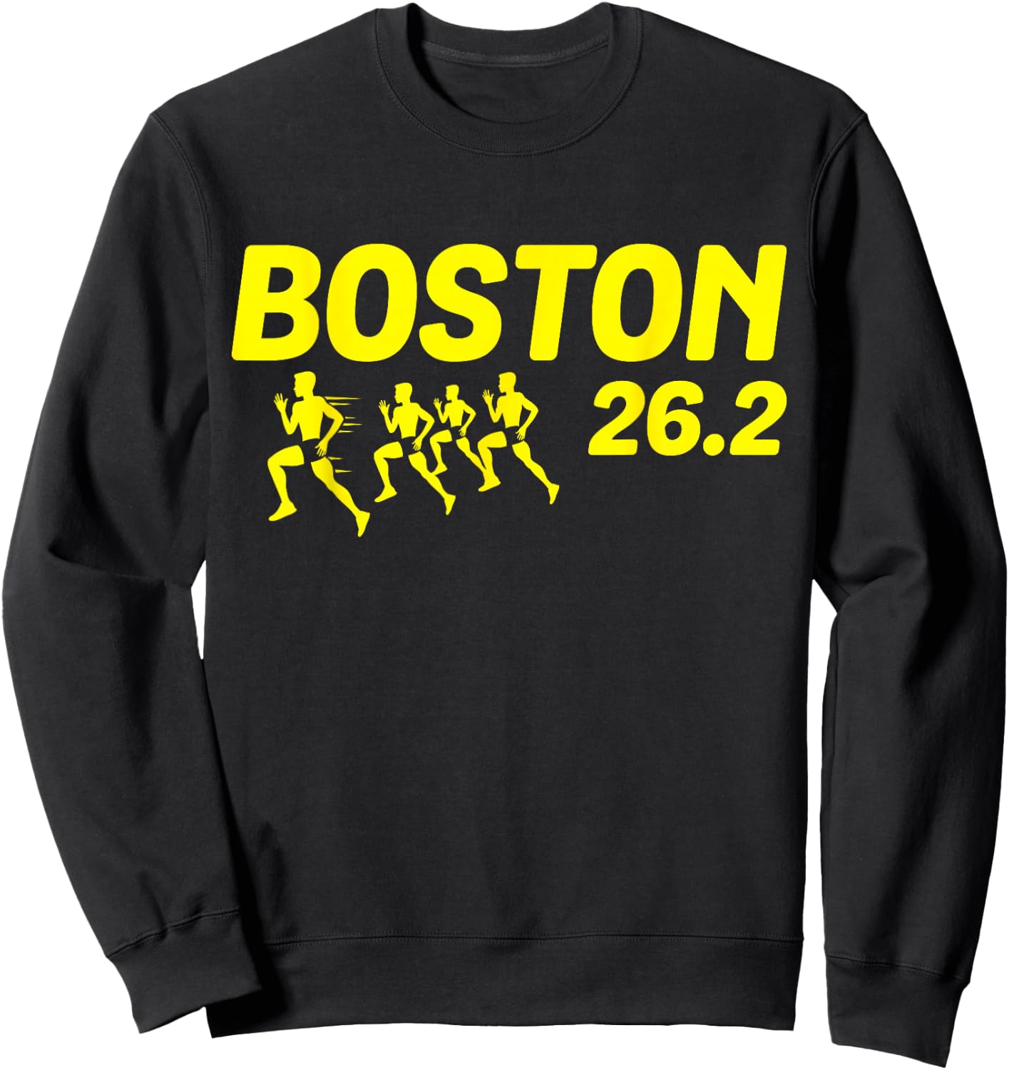 Boston 26.2 Miles 2021 Running Marathon Friend Support Gifts Small Sweatshirt - Sweatshirt | Black