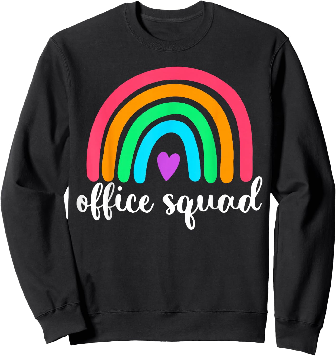 Office Squad Administrative Gifts Assistant School Secretary Sweatshirt - Sweatshirt | Black