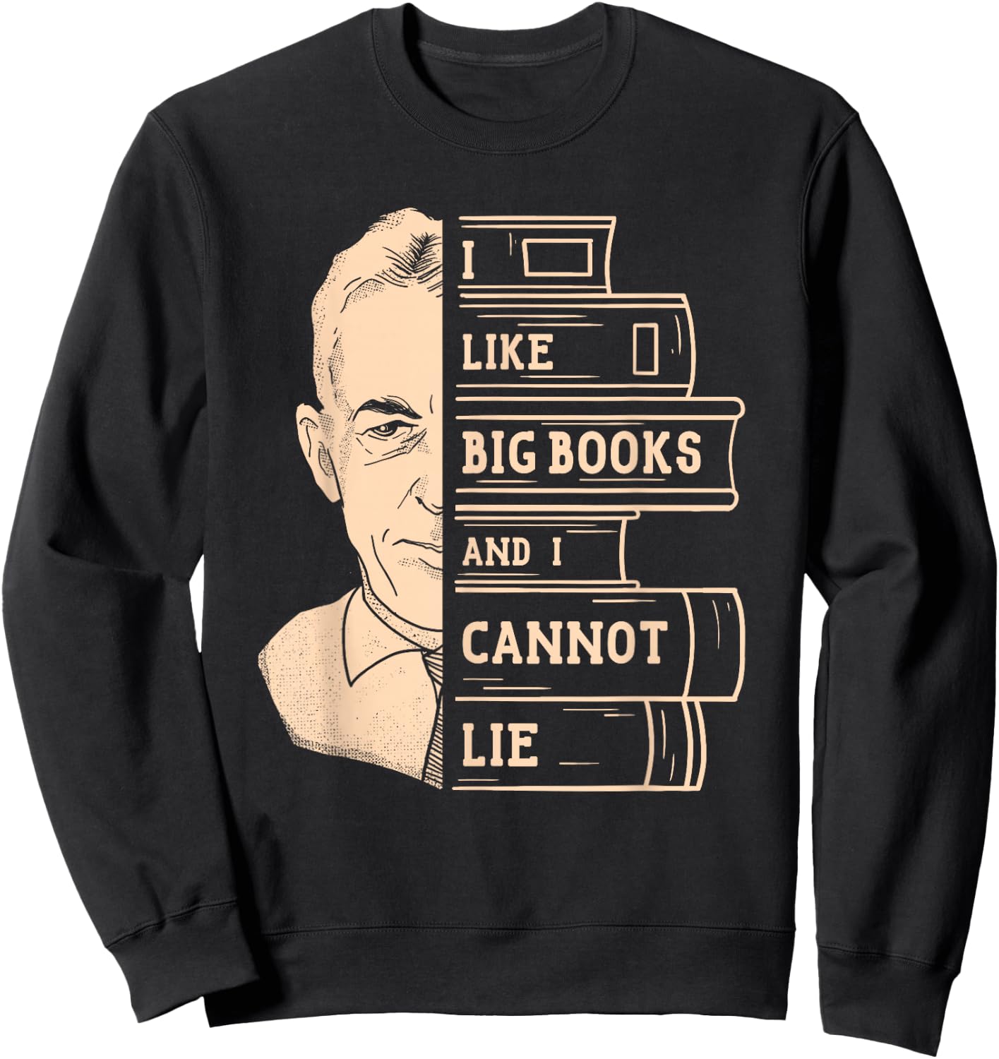 Big Books - Addiction Recovery Bill W. Alcoholics Anonymous Sweatshirt - Sweatshirt | Black