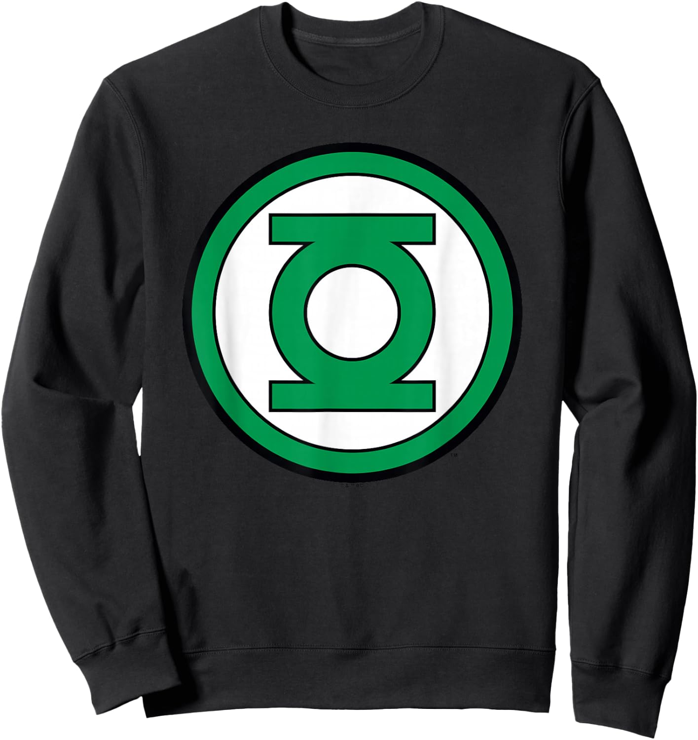 Green Lantern Large Logo Sweatshirt - Sweatshirt | Black